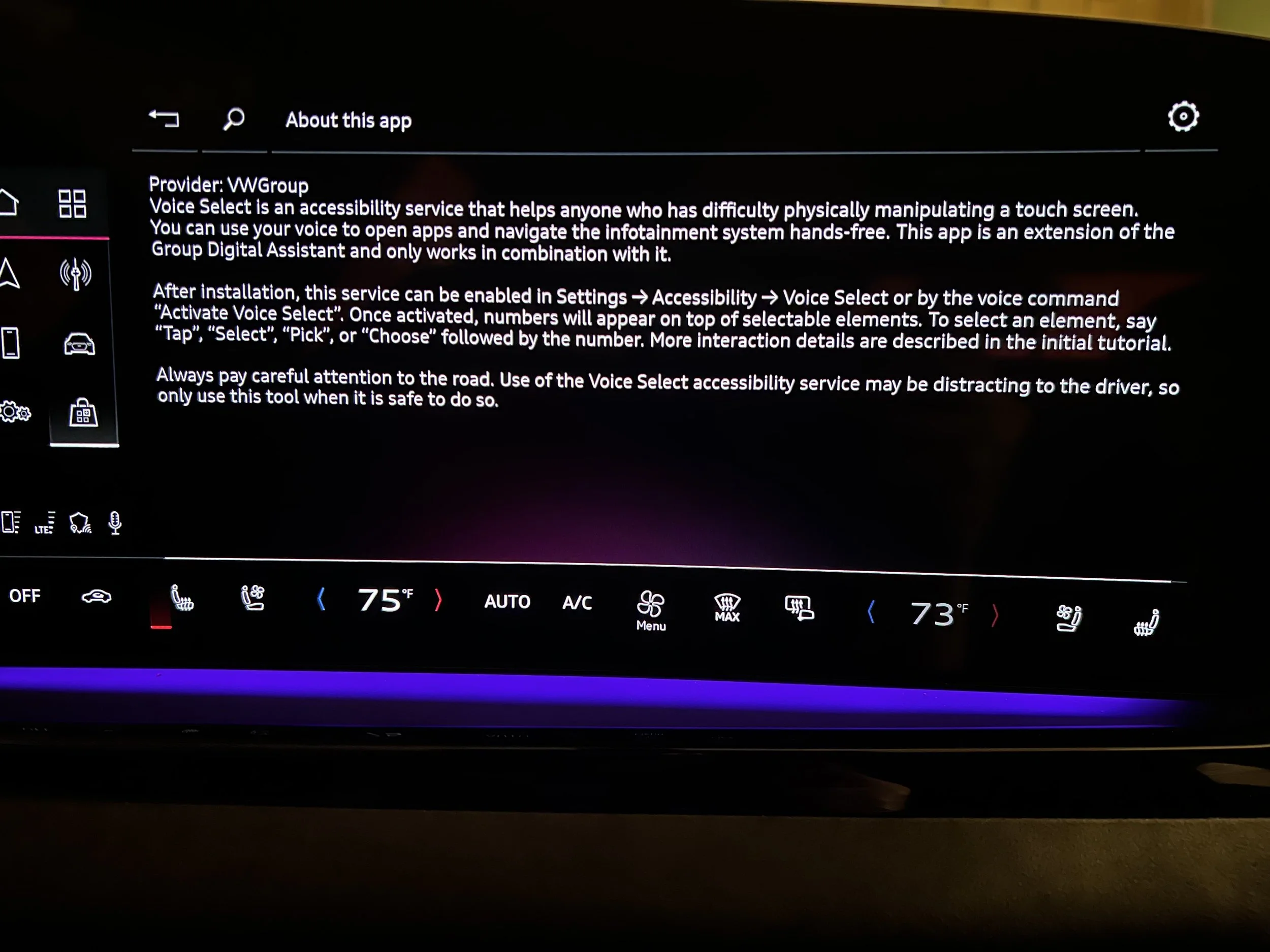 About the application