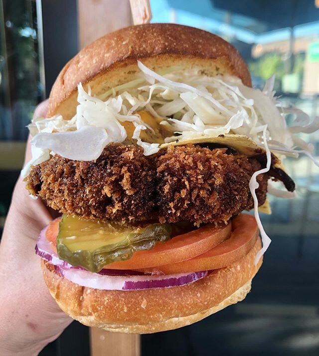 Imagine a burger, but then you bread it in panko bread crumbs and fry it 😳 You&rsquo;ll never leave @katsuburger hungry. Trust me. 📷: Ohayou Gozaimasu Burger: Local beef katsu, fried egg, bacon, cheddar, Japanese mayo &amp; tonkatsu sauce | 📍 Kats