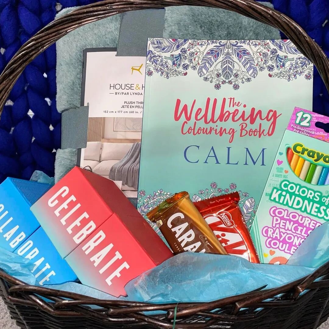 Here&rsquo;s our lovely basket for tomorrow! Treat yourself to our bake sale and a henna tattoo by artist Kiran Matharu! You will also have the chance to win a self-care basket! You will receive a ticket for the basket draw for coming to the event, a