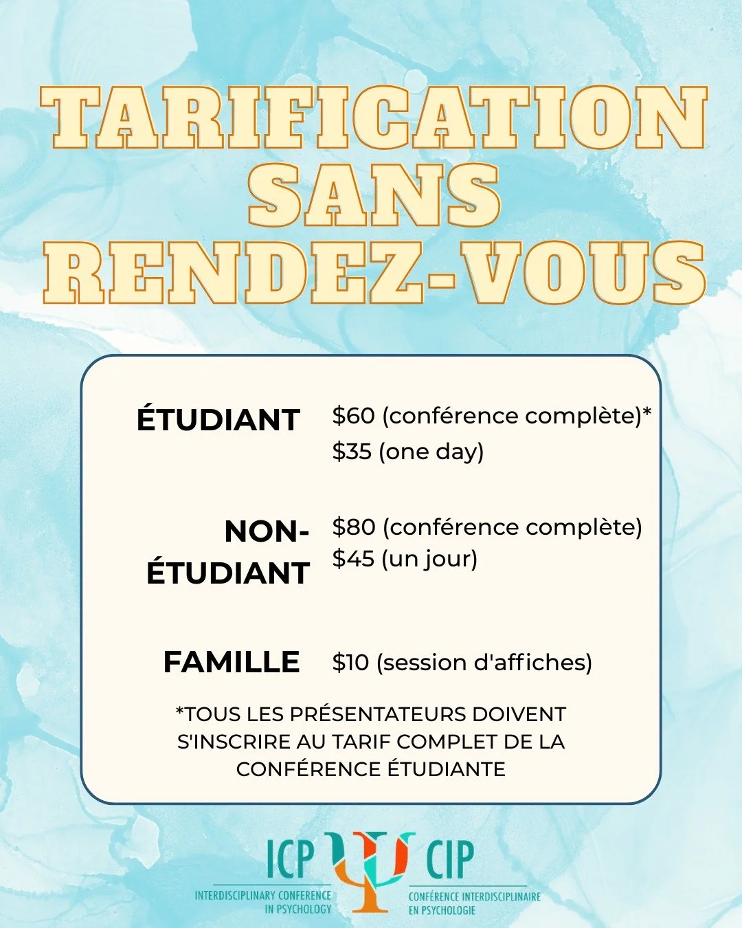 Still haven't registered for our conference? No problem! Walk-in registration is available May 6th-8th
---
Vous ne vous &ecirc;tes toujours pas inscrit &agrave; notre conf&eacute;rence ? Pas de probl&egrave;me ! L'inscription sur place est disponible
