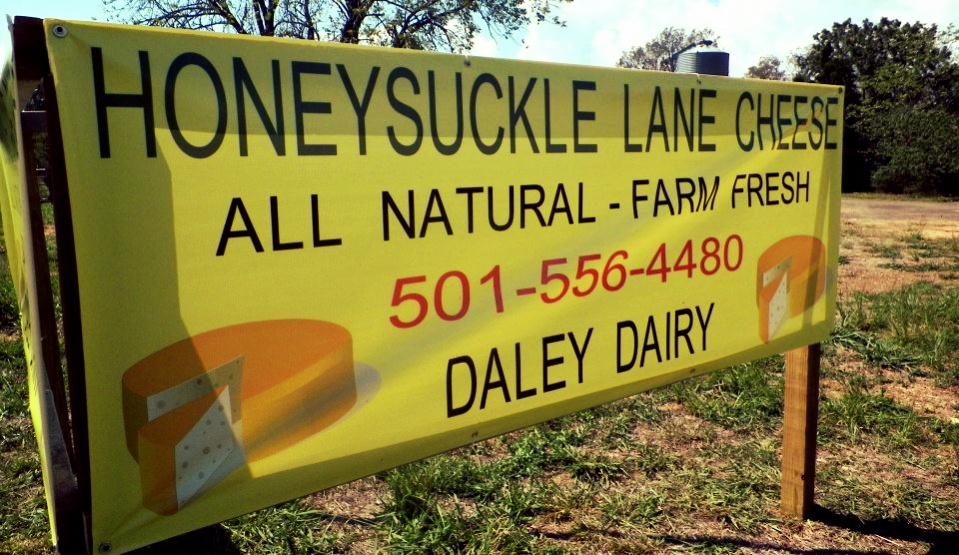 We source all of our cheddar cheese for our cheeseburgers, sausage, egg, & cheese biscuits, and other cheesy treats from Honeysuckle Lane.