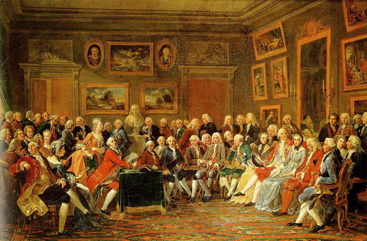 SALON IN 18TH CENTURY PARIS