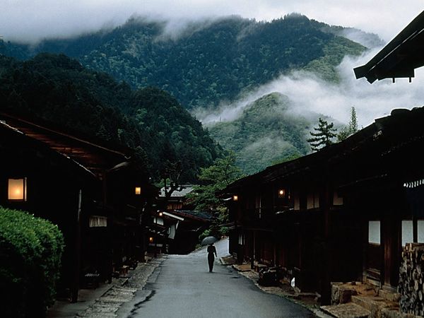 The Nakasendo Highway , National Geographic Stock