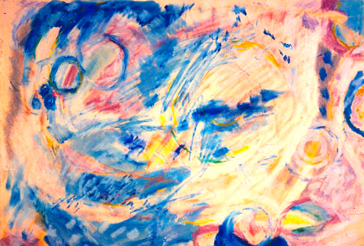 A depiction of the inner world of energy experienced in Michal's meditations