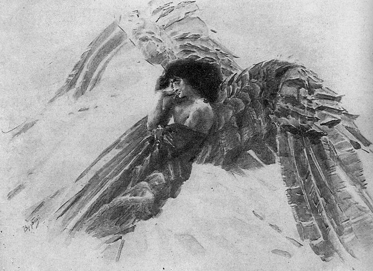 Mikhail Vrubel's study The Demon represents an archetypal expression of the dark night of the soul
