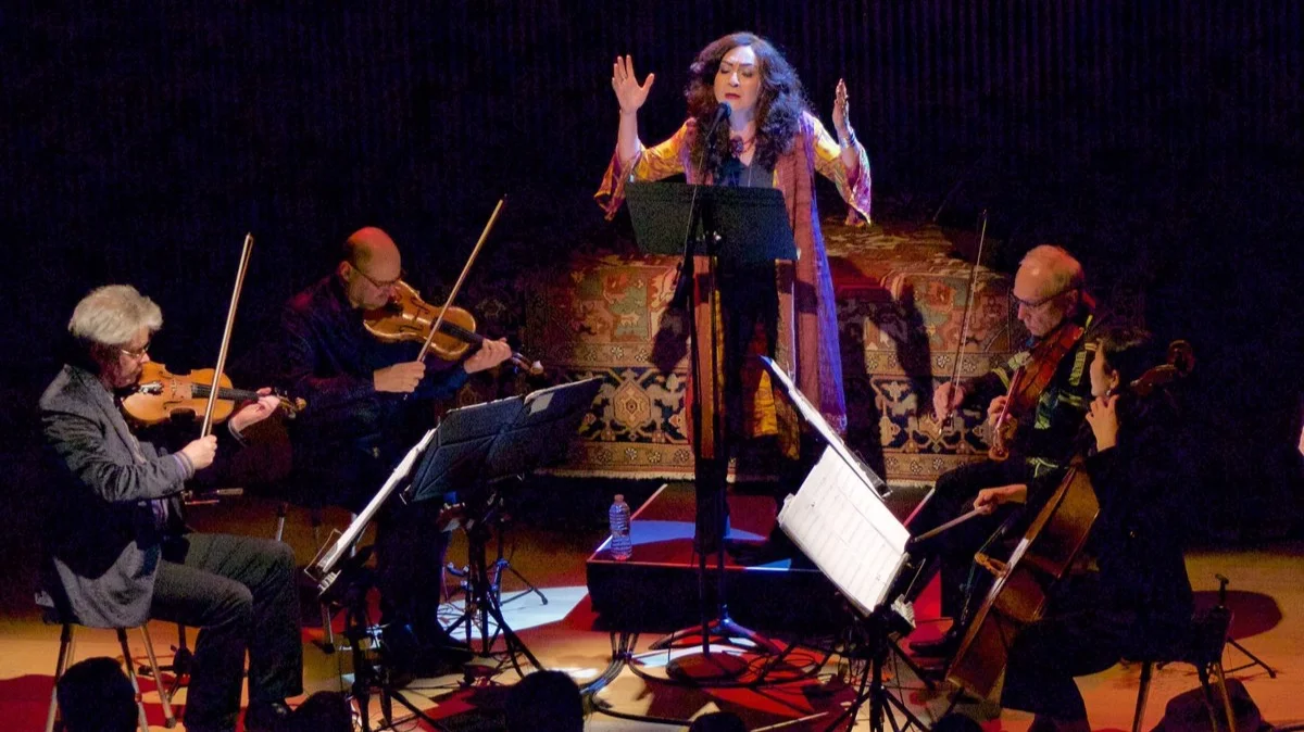Mahsa with Kronos Quartet