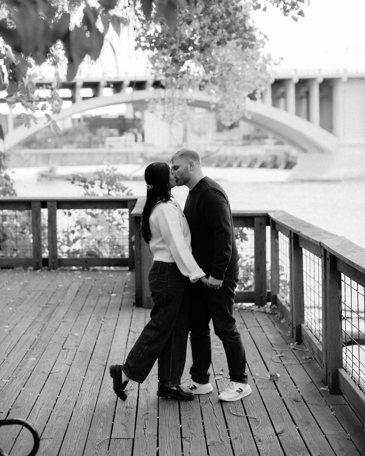 One of the many items on my to-do list&hellip;
1. Share a lot more photos from Nishi and Landon&rsquo;s lovely engagement session in the twin cities. 🙂🖤