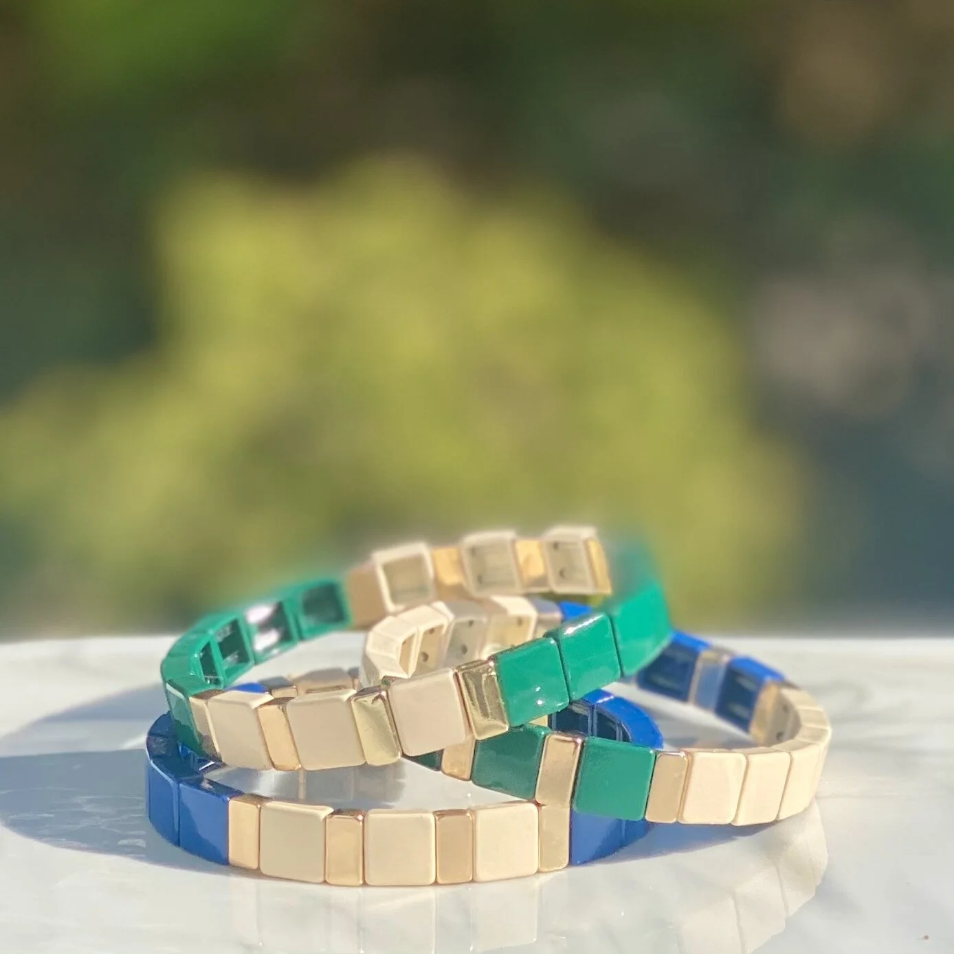 Charly Hillman Custom Enamel Tile Bracelet Set 2.JPG