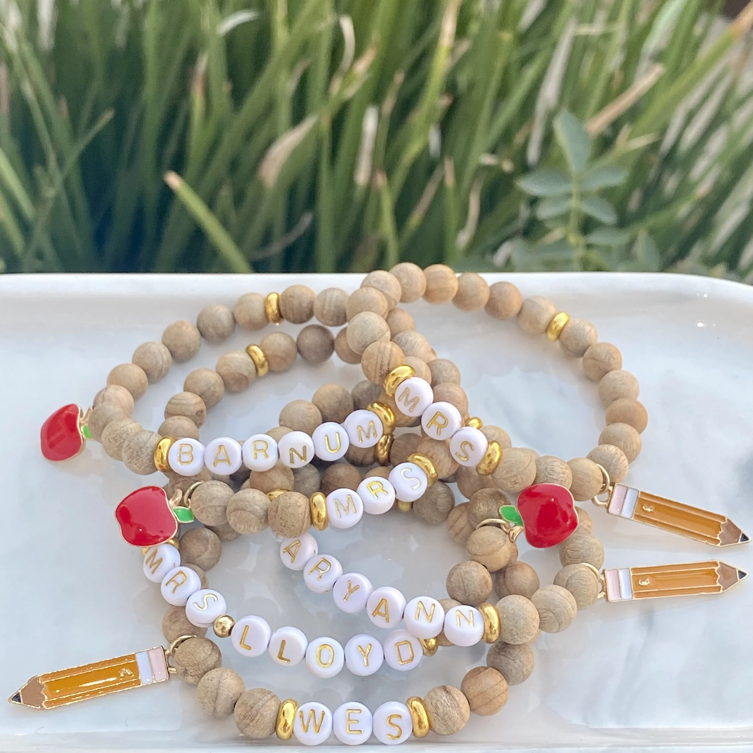 Charly Hillman Teacher Custom Bracelet Set.JPG