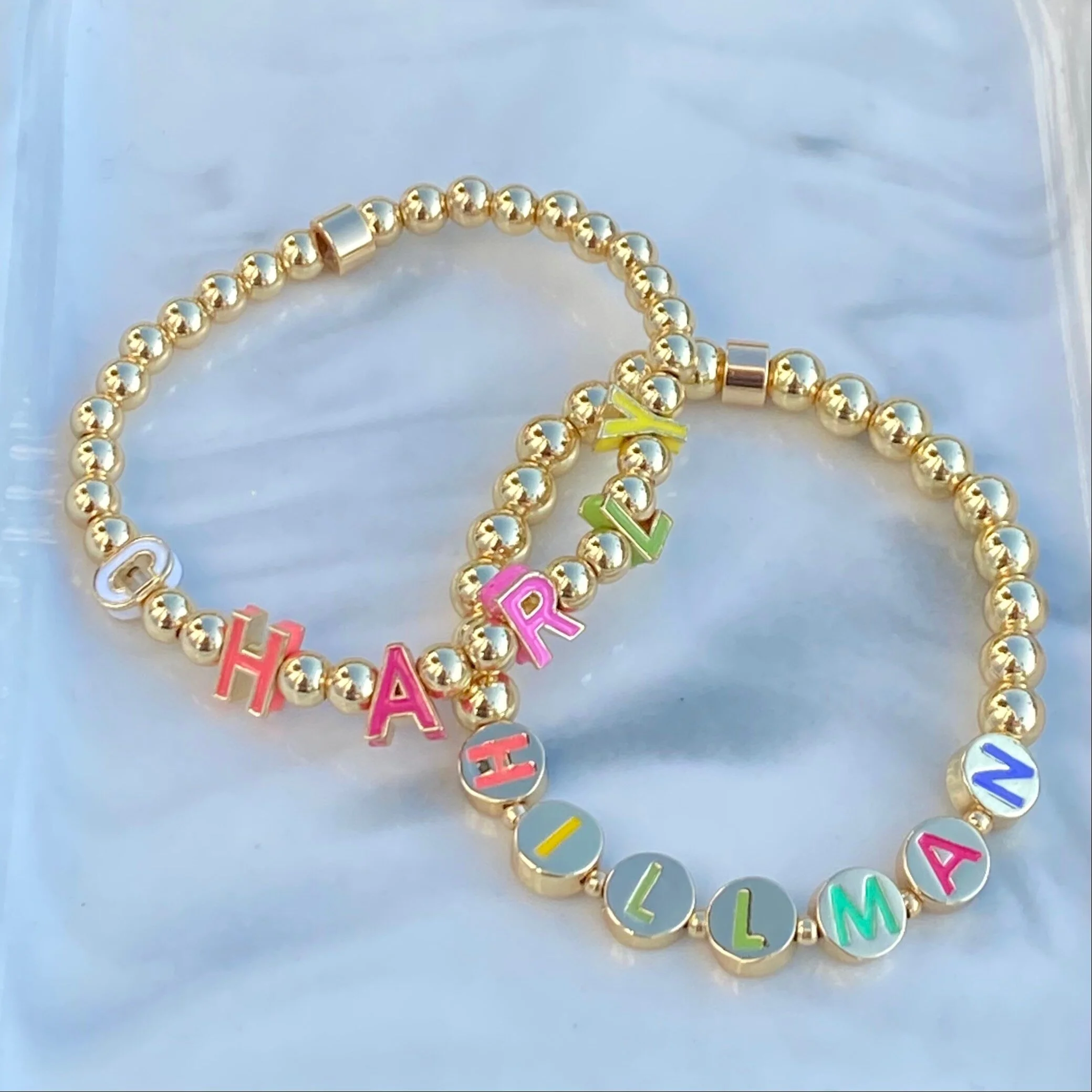 Charly Hillman Custom Enamel Name Bracelet  - 2.jpg