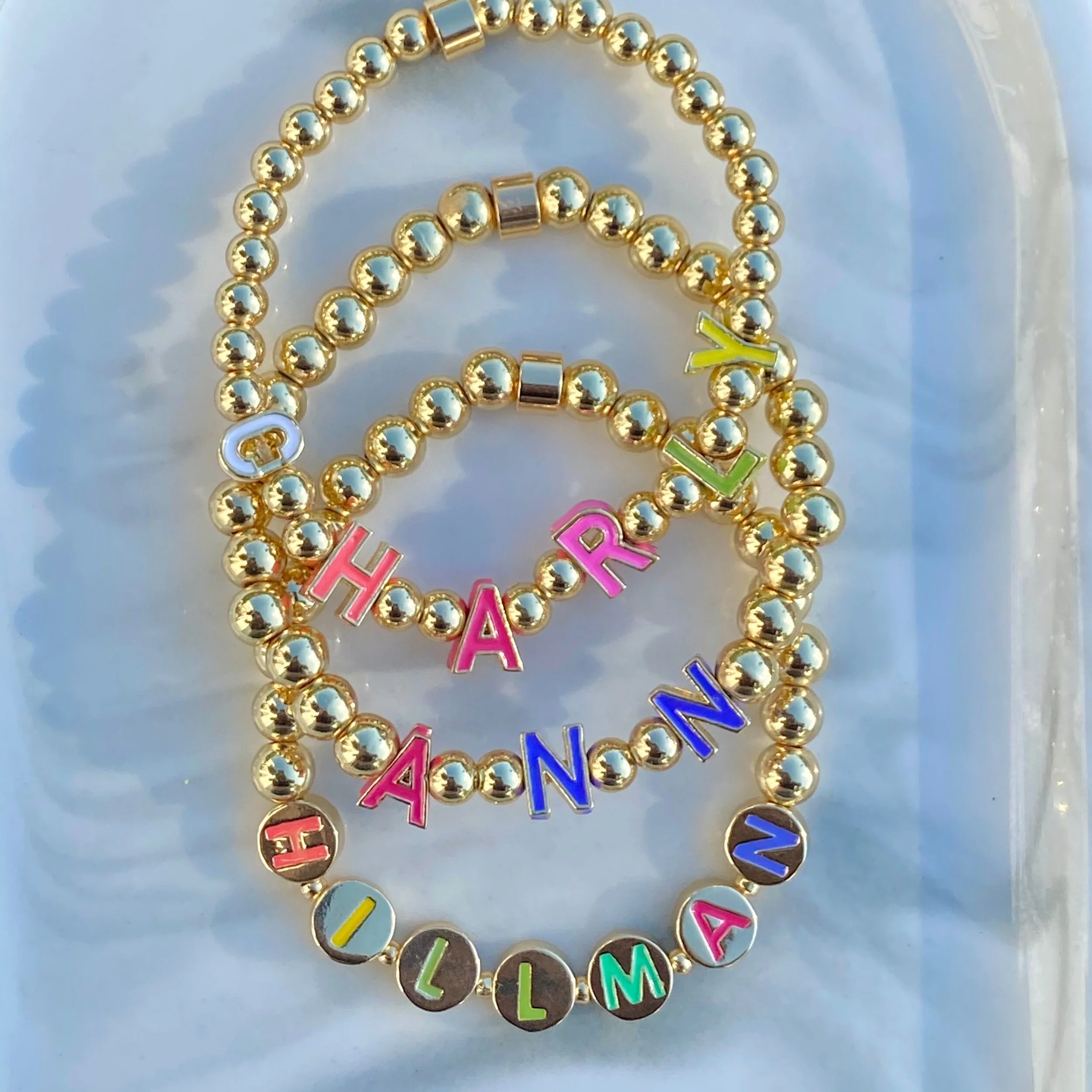 Charly Hillman Custom Enamel Name Bracelet  - 1.jpg