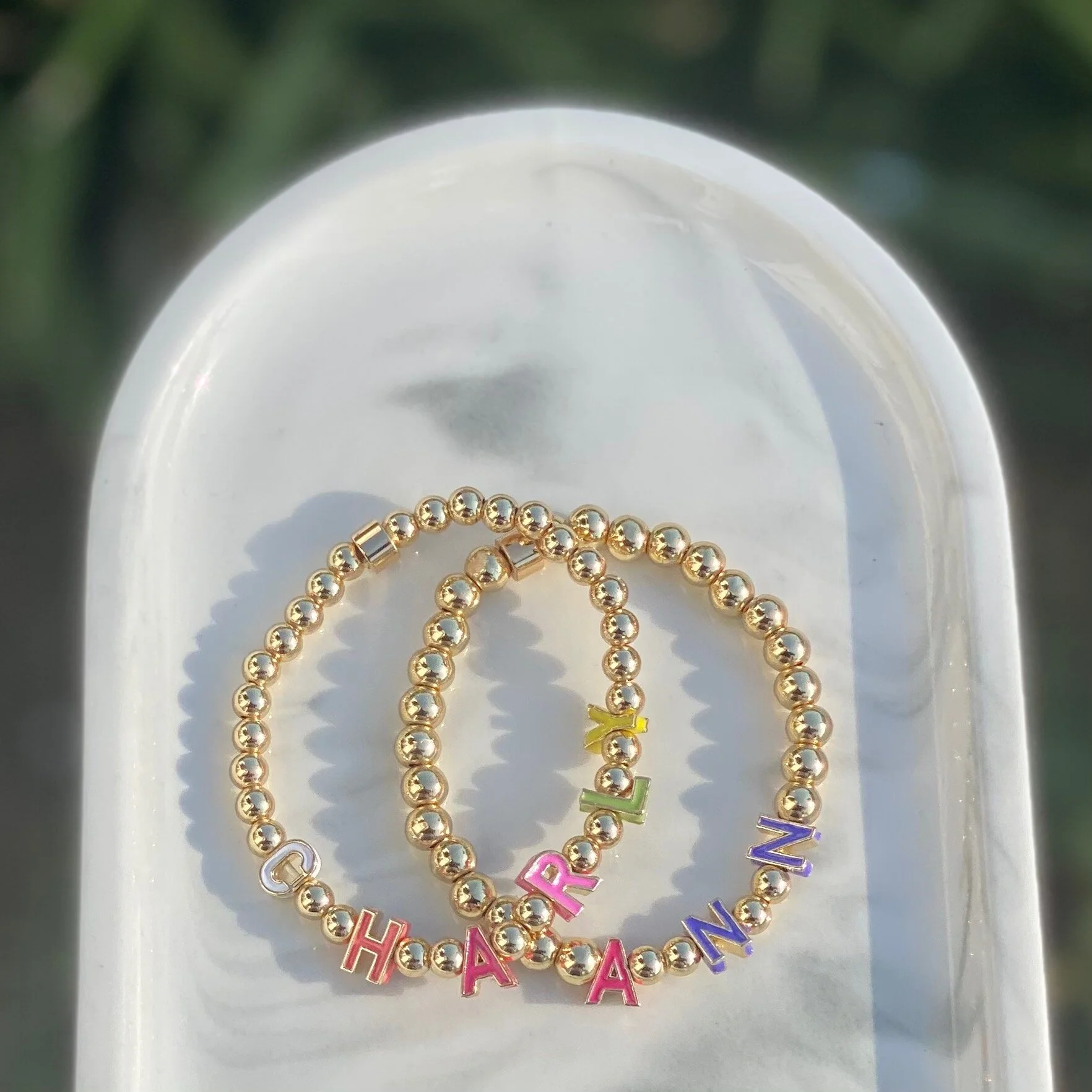 Charly Hillman Custom Enamel Name Bracelet  - 3.jpg
