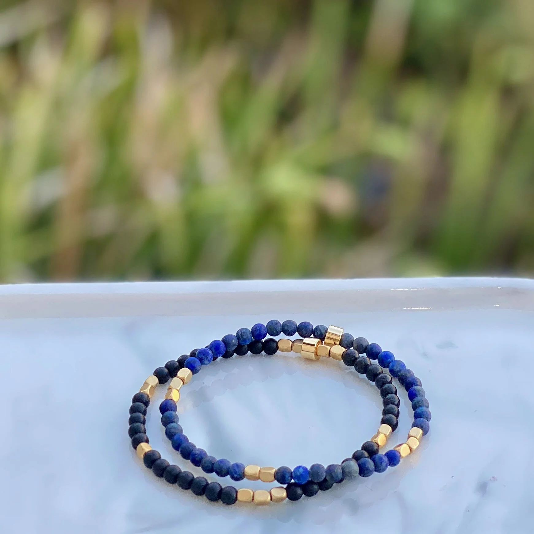 Charly Hillman Mens Matte and Gold Bracelet - 1.jpeg