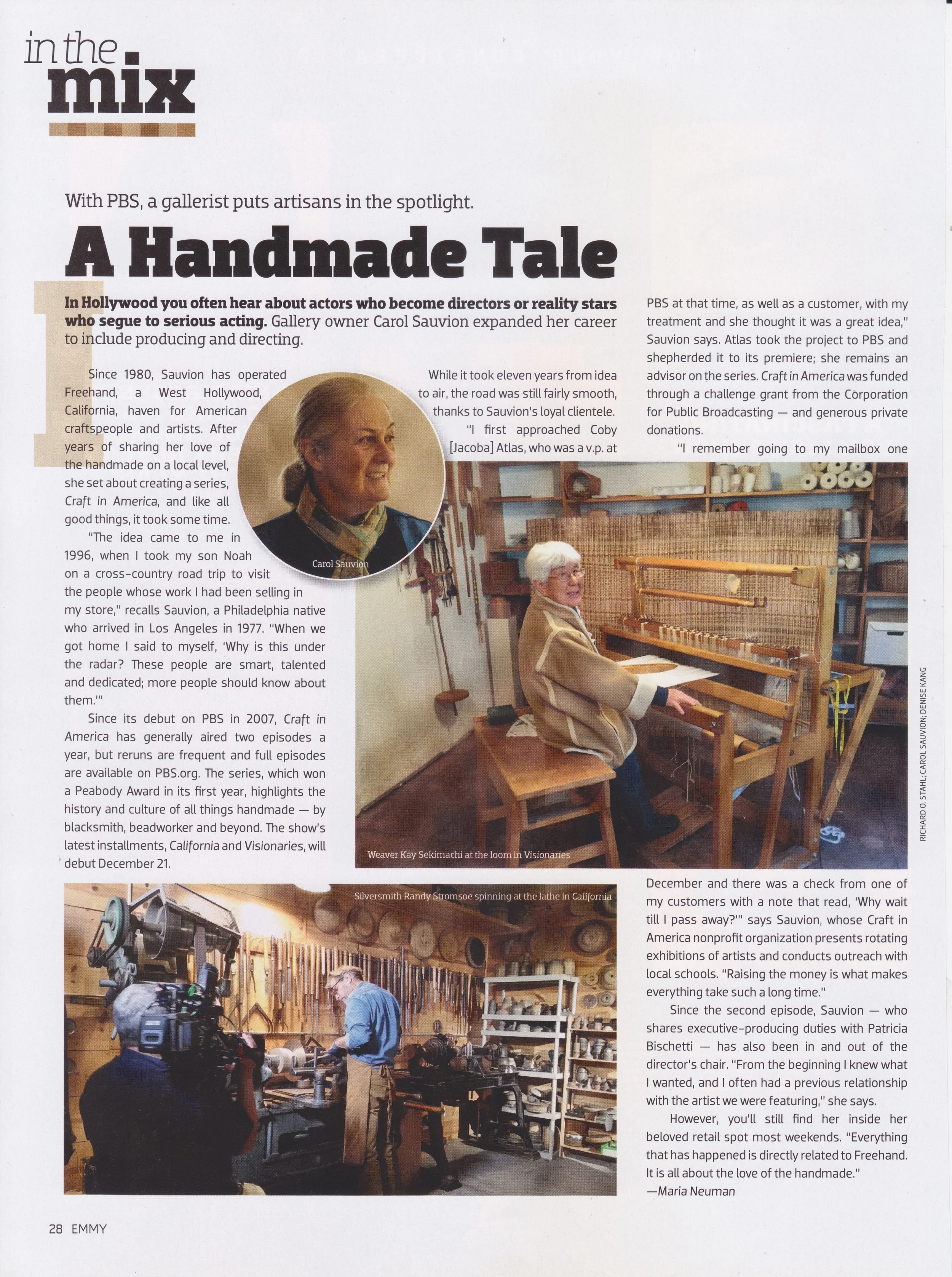 Emmy Magazine: A Handmade Tale