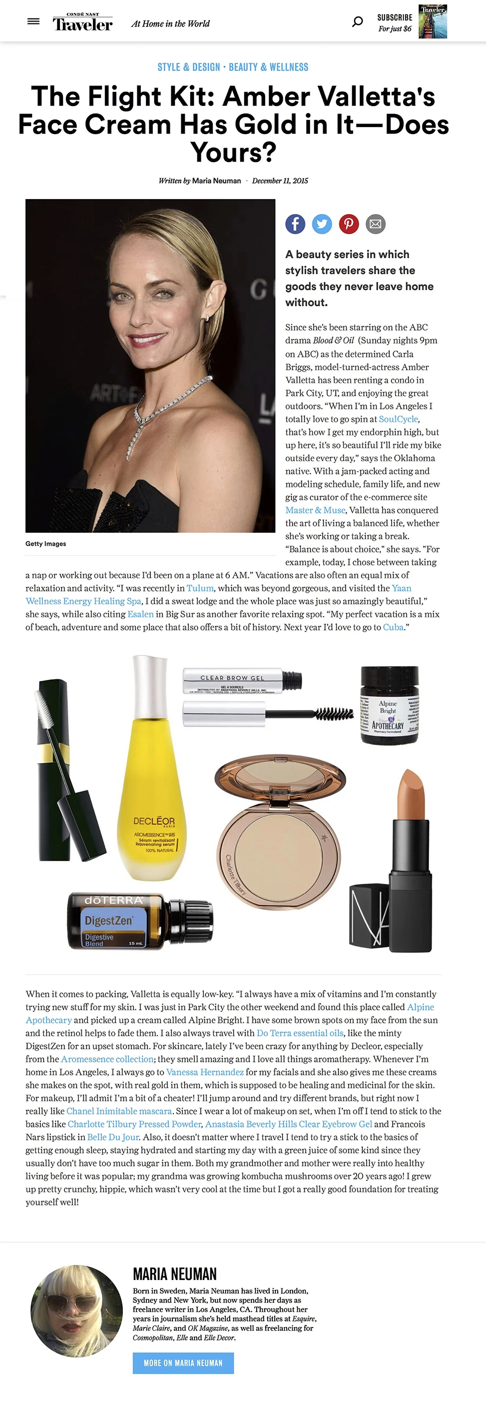 CNT: The Flight Kit / Amber Valletta