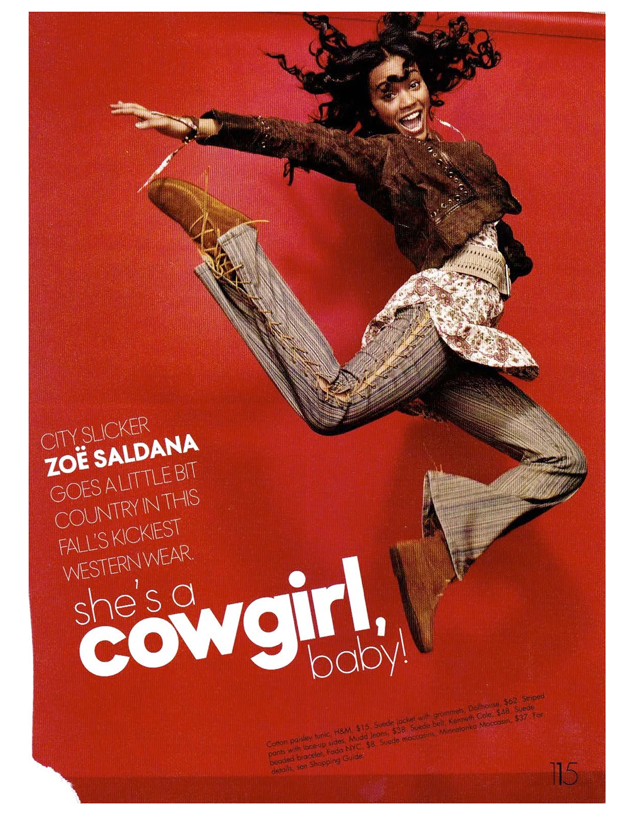 Elle Girl: Zoe Saldana