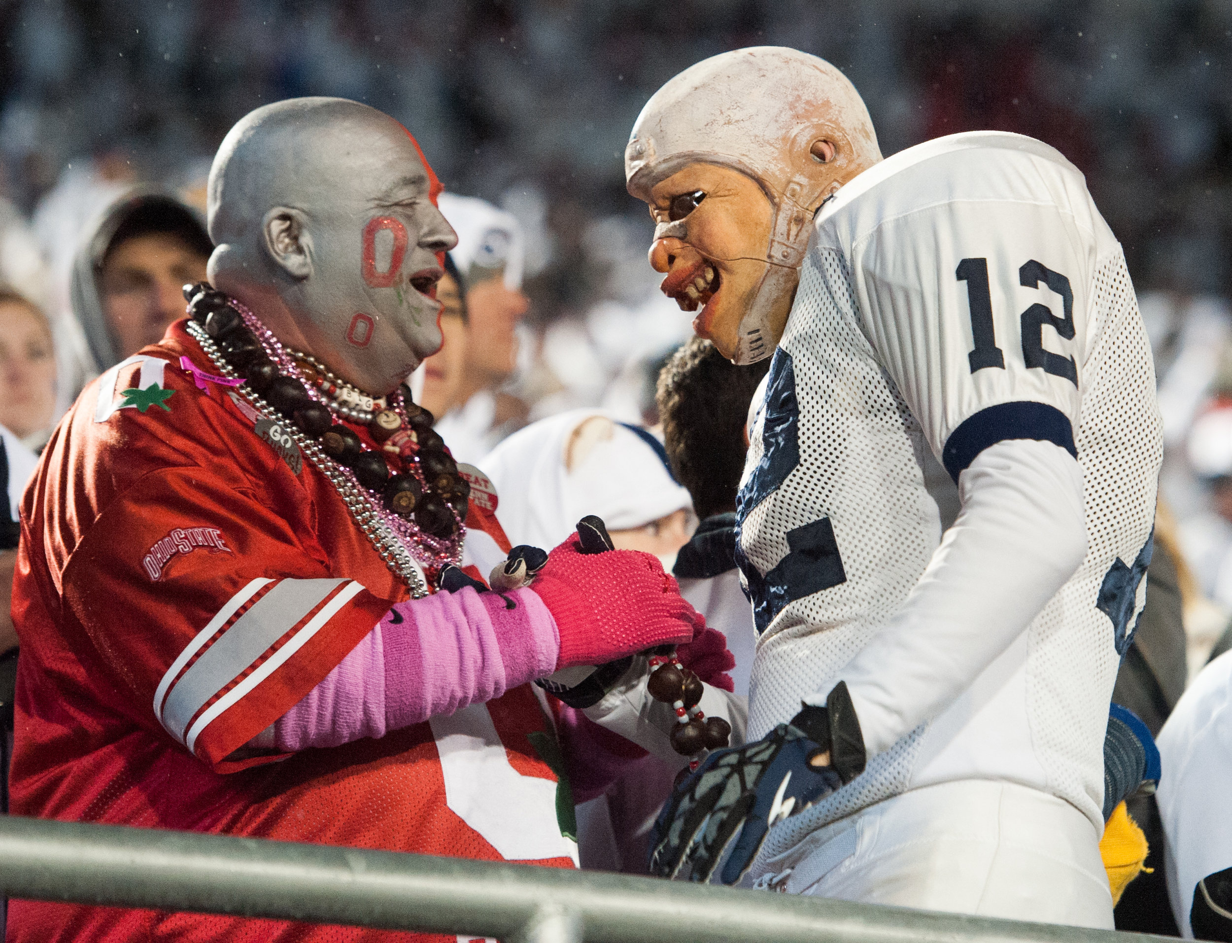  Fans mingle during the Penn State versus Ohio State &nbsp;game Saturday, Oct. 22, 2016, at Beaver Stadium in University Park. Penn State beat Ohio State 24-21. 