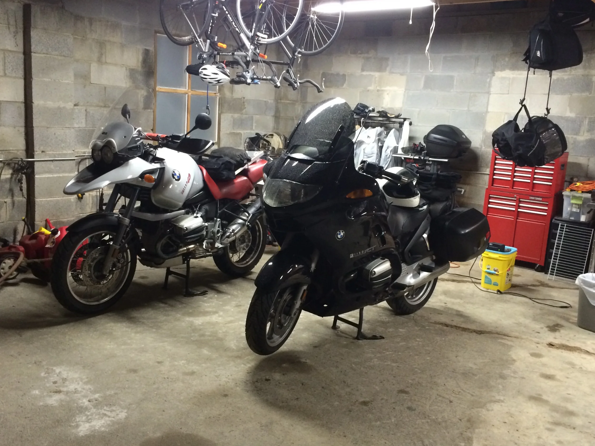 Both bikes in the stable
