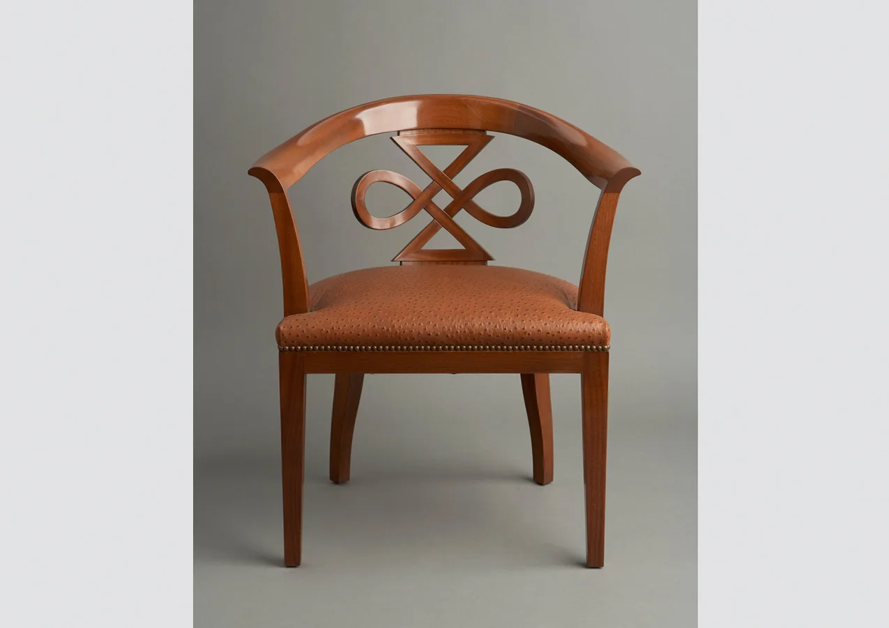 Sapele Club Chair