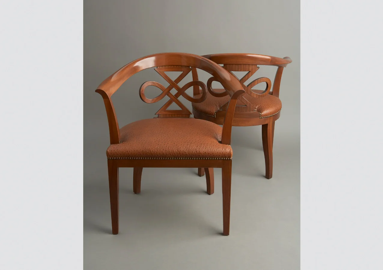 Sapele Club Chair