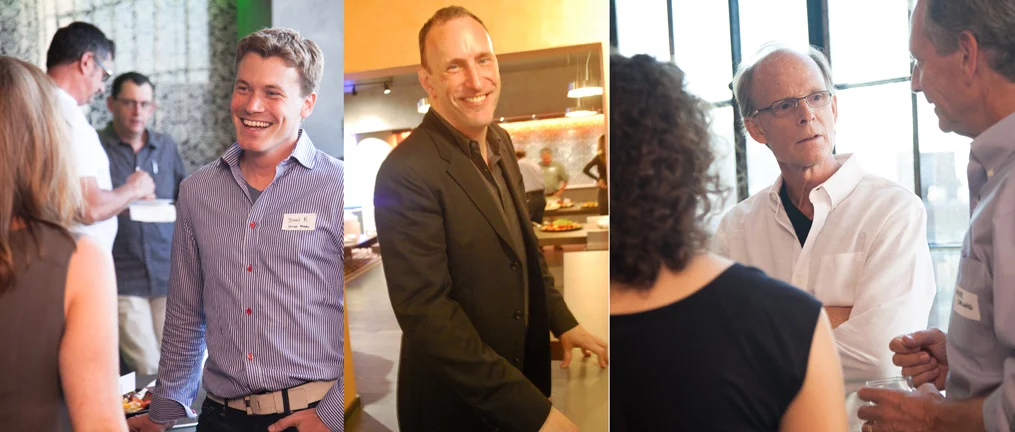 John Kilfoyle, United Marble Fabricators; Kyle Hoepner, editor-in-chief of New England Home Magazine; and KR+H's Paul Reidt and Linda Kochman (not pictured) produce the B / A / D TALKS series for our community. All photos by Anastasia Sierra.