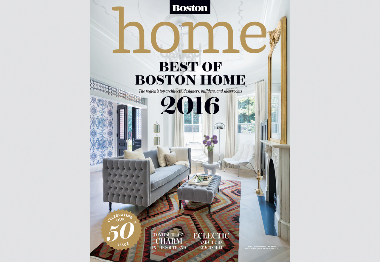 BEST OF BOSTON HOME 2016 While known for their custom kitchens, cabinetry, and millwork, Kochman Reidt + Haigh's artisans' ability to create unique custom has become a powerful weapon in local designers' arsenal. BOSTON HOME MAGAZINE / WINTER 2016