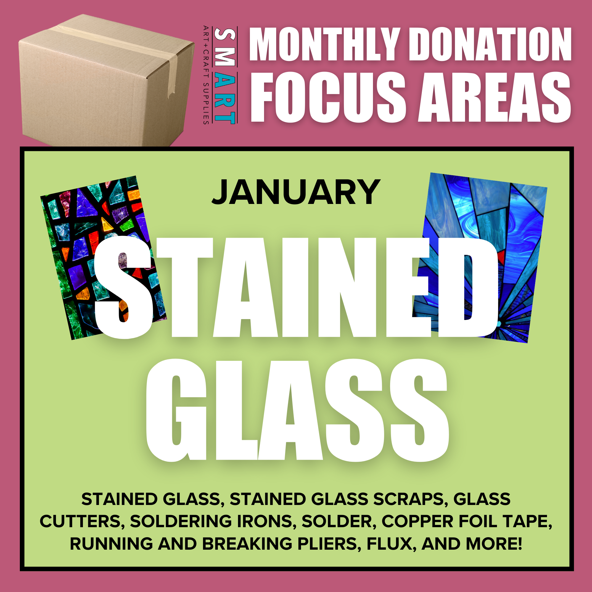 Monthly Donation Focus — Smart Art + Craft Supplies