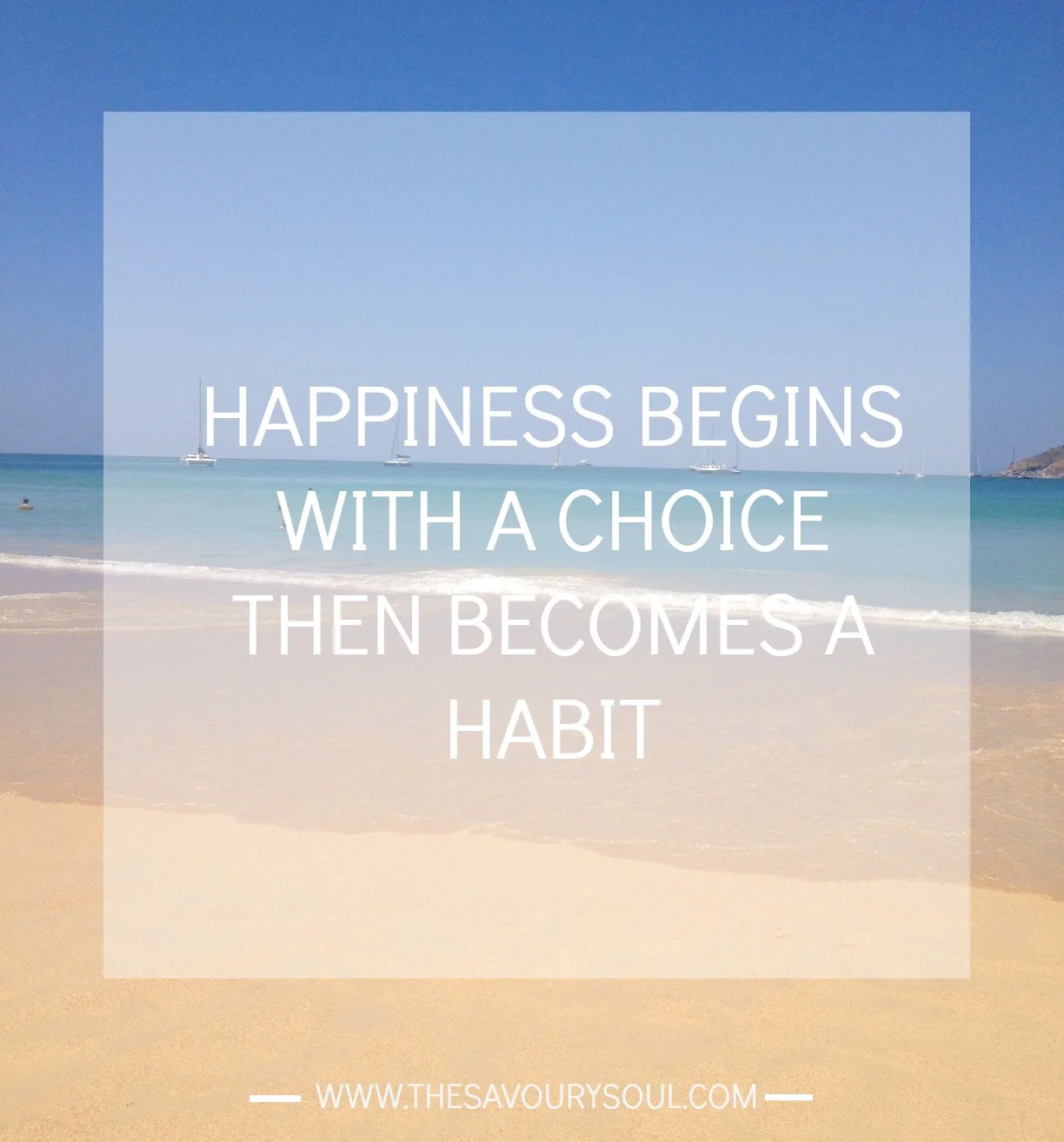Happiness is a choice