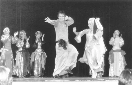 Bobby Farrah and Nadia in the Town Hall performance.