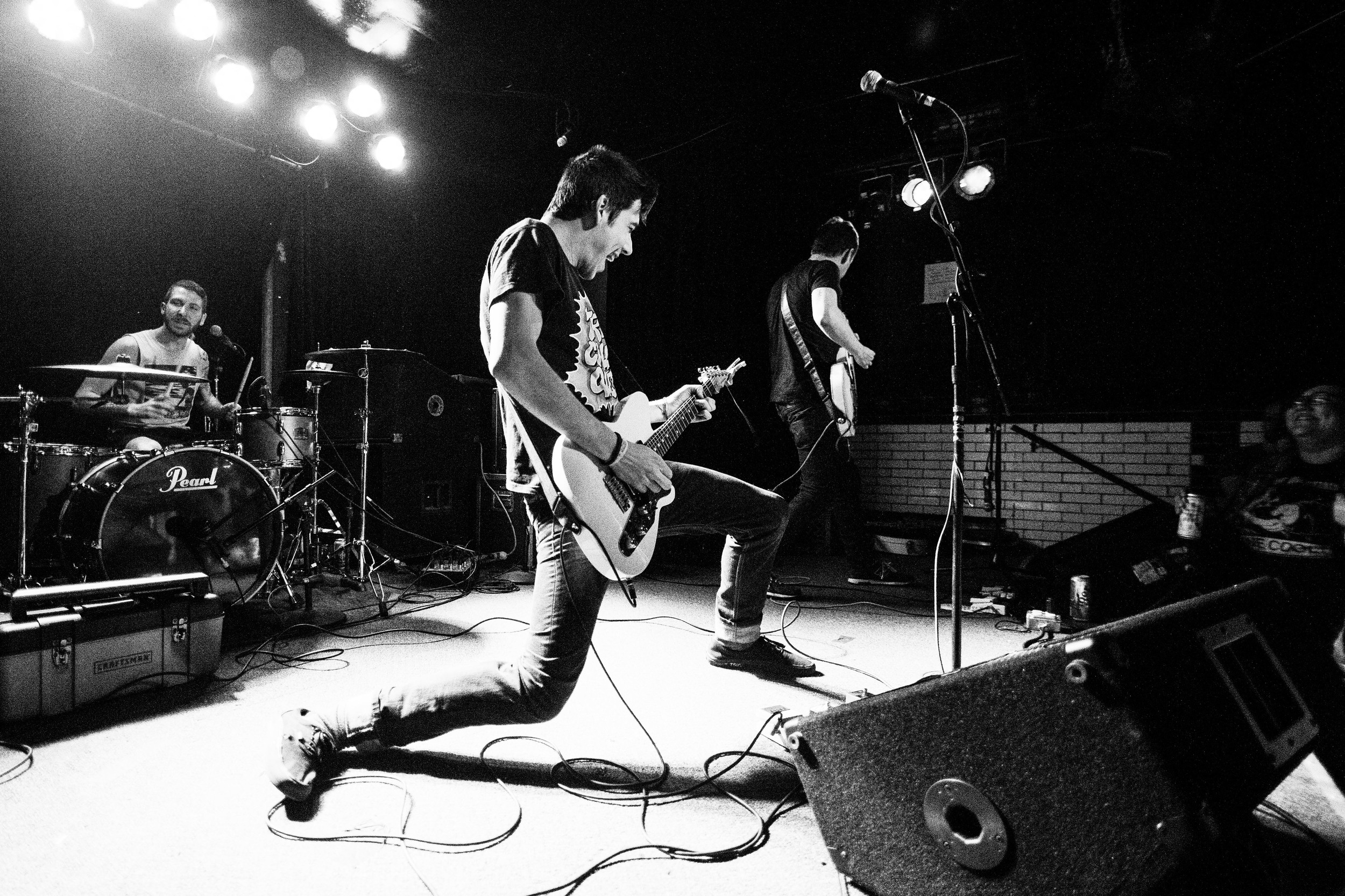 3/4 of Signals Midwest at Beat Kitchen, in Chicago, Illi nois, Sunday, April 10, 2016.