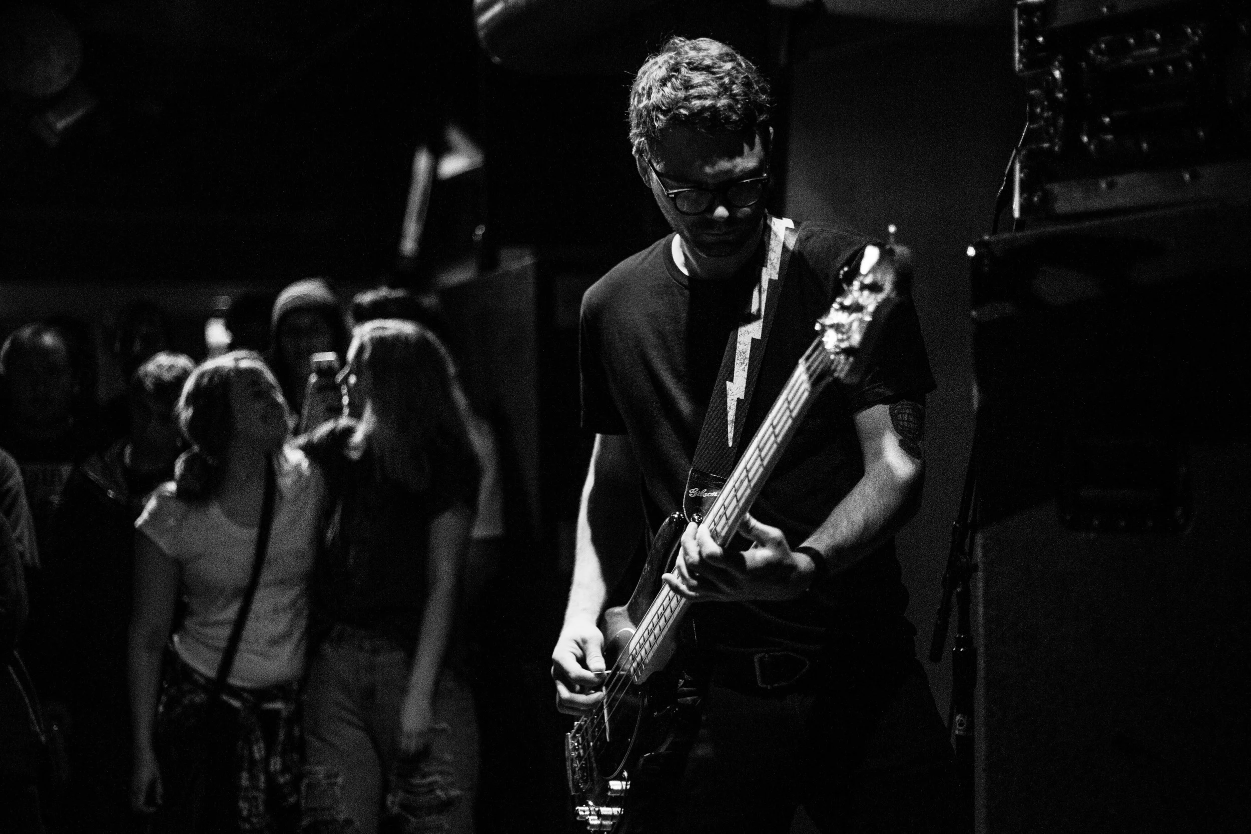 Loren during the set at The Nether Bar in Minneapolis, Minnesota, Monday, April 11, 2016.