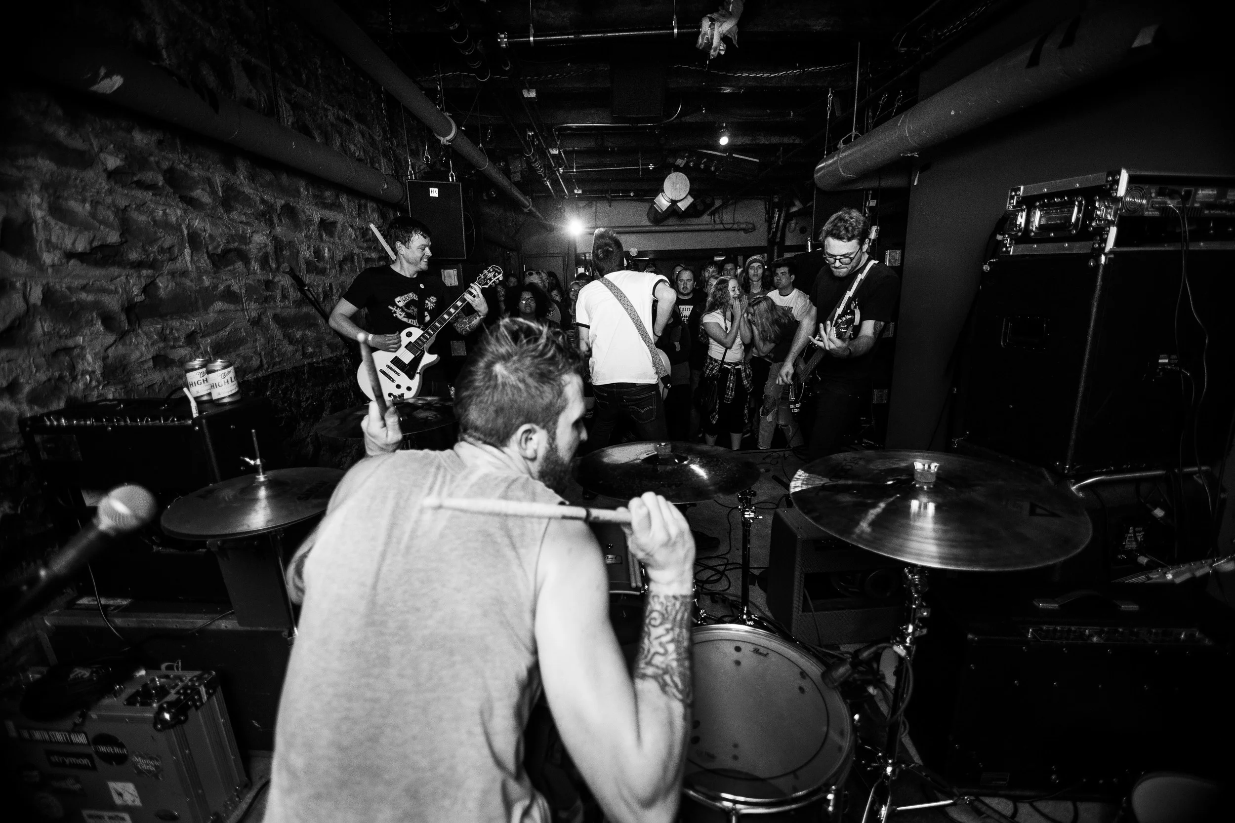 Signals Midwest at The Nether Bar in Minneapolis, Minnesota, Monday, April 11, 2016.