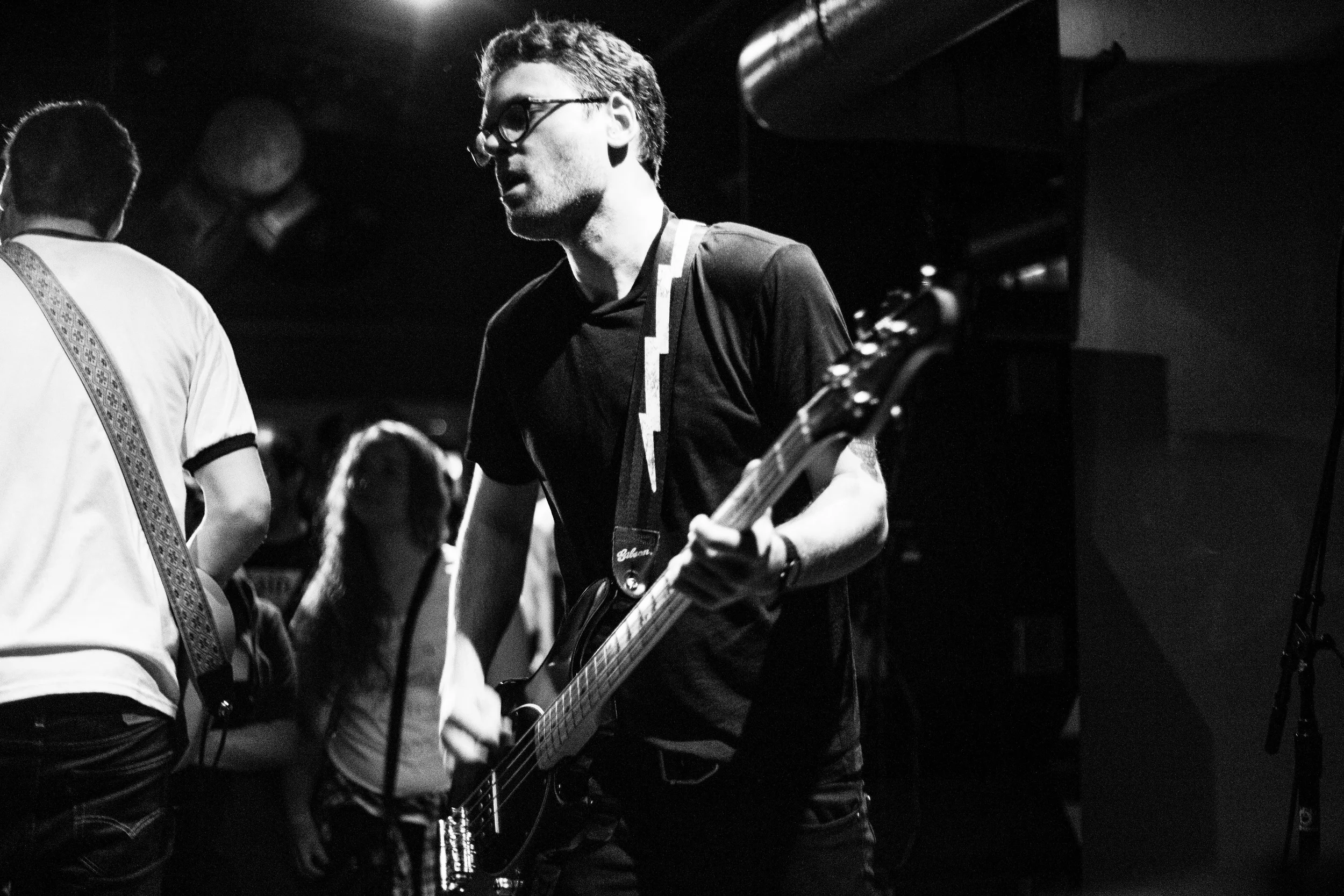 Loren during the set at The Nether Bar in Minneapolis, Minnesota, Monday, April 11, 2016.