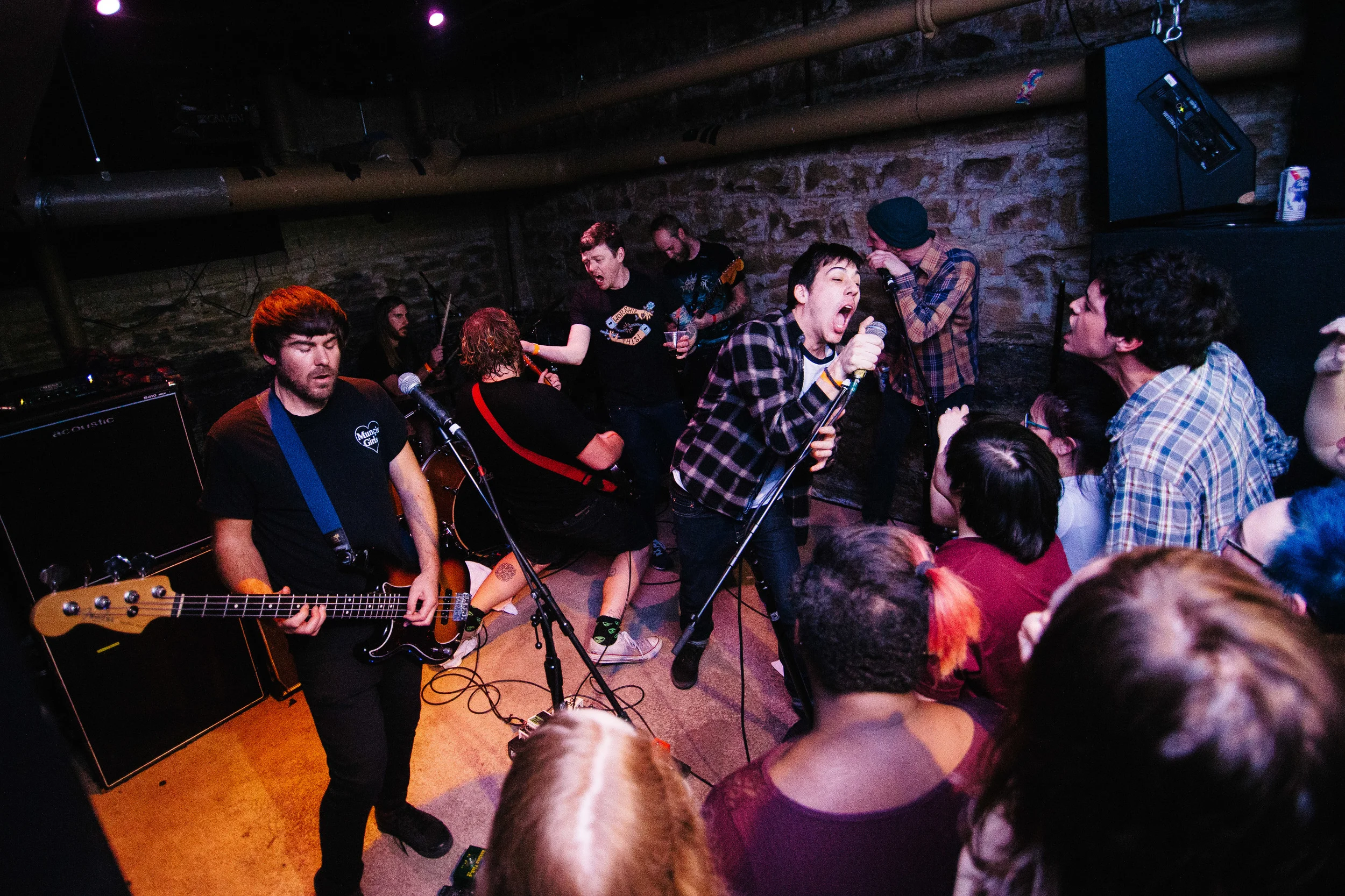 Signals Midwest and The Smith Street Band at The Nether Bar in Minneapolis, Minnesota, Monday, April 11, 2016.