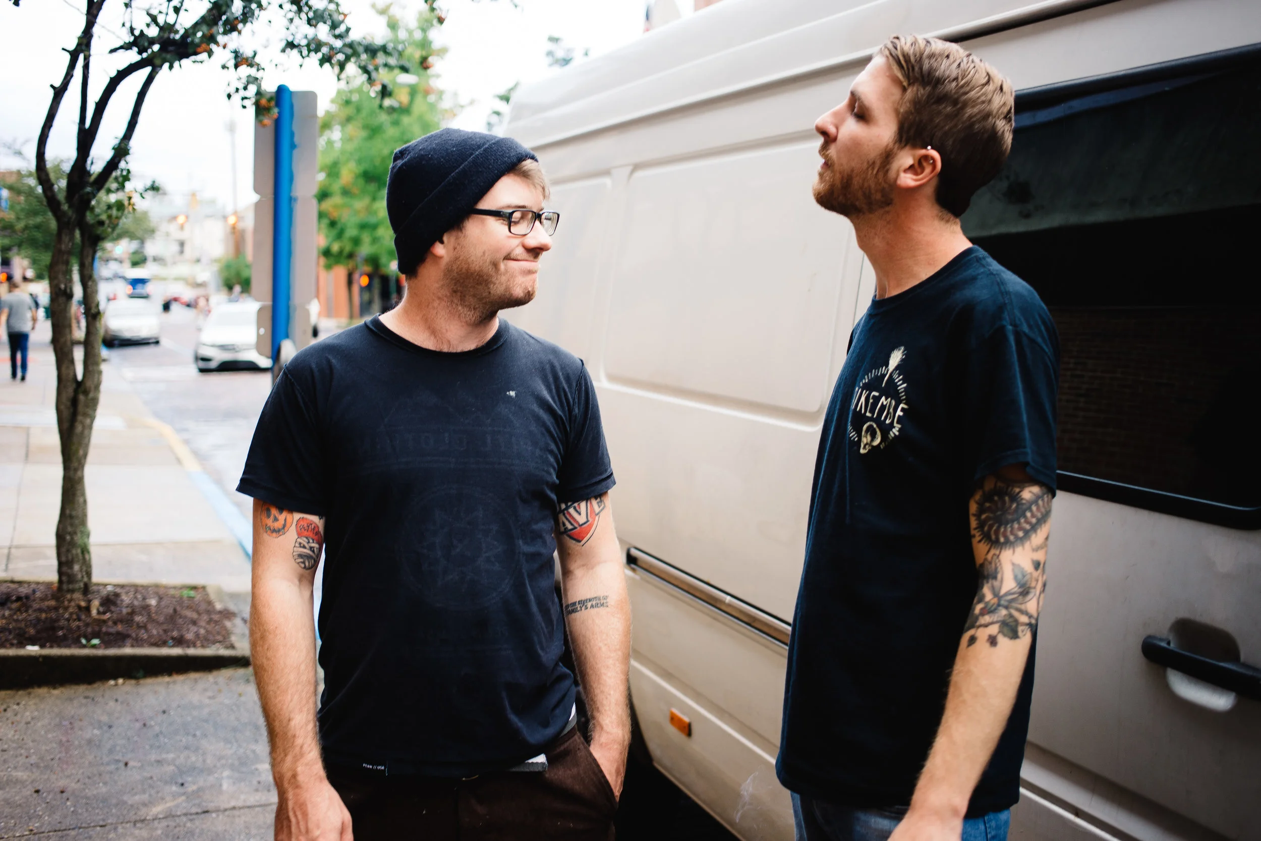 Steve and Ryan after arriving in Athens, Ohio, September 30, 2016.