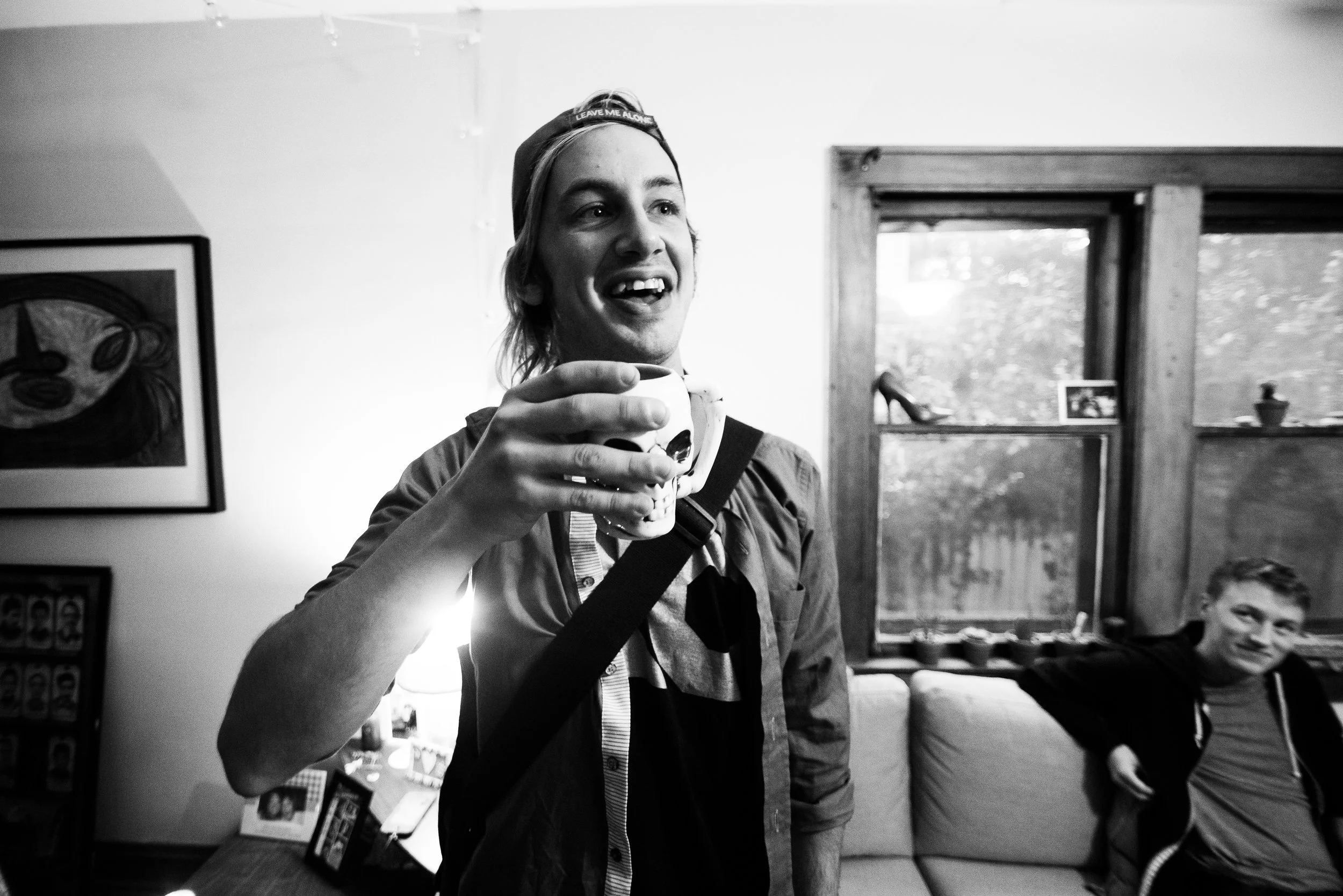 We arrived in Columbus only to have to say goodbye to Josh. Side note: It was the last picture I took of Josh on tour. Miss you homie. You're an awesome human being. 