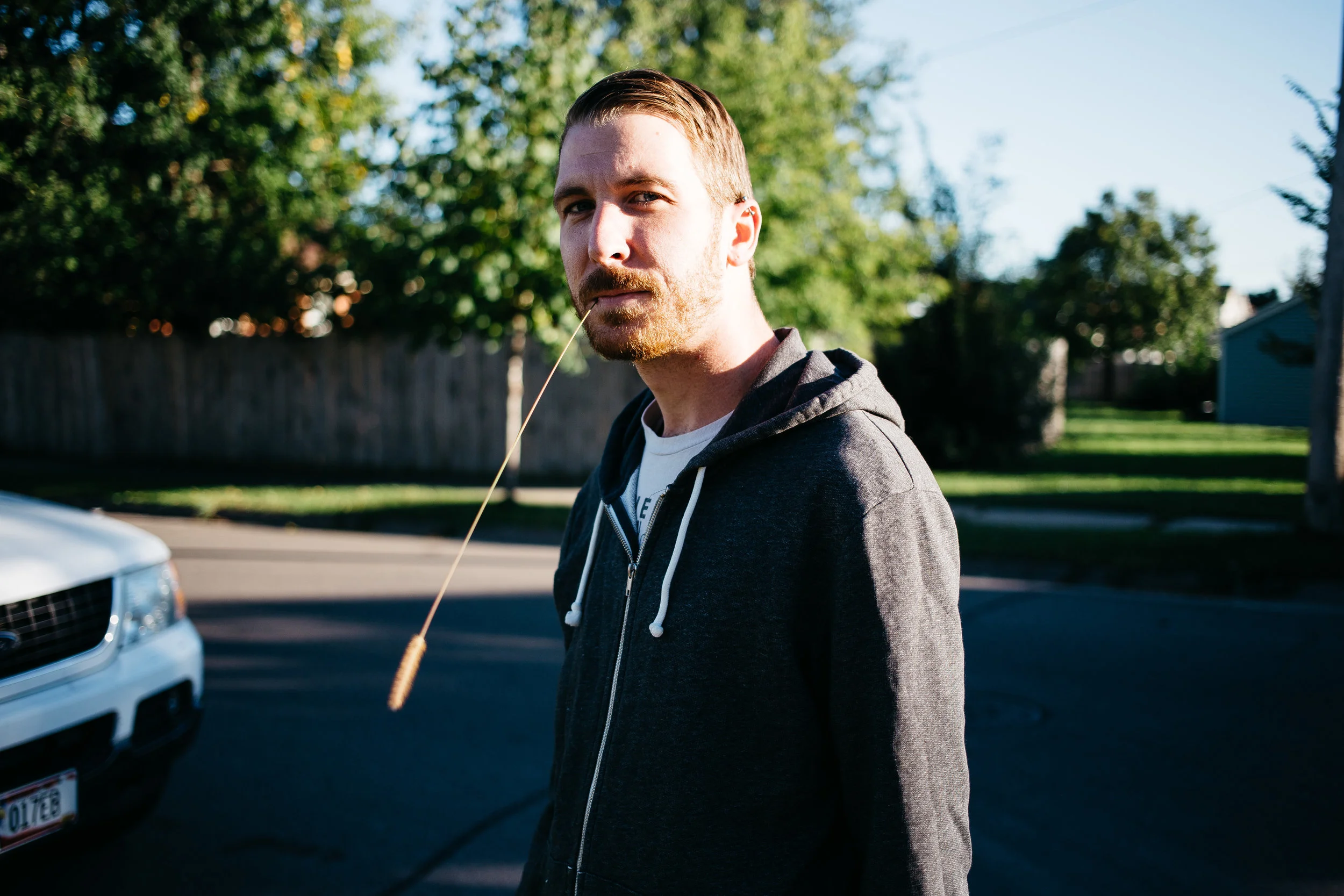 Steve after ariving in Minneapolis, Minnesota.