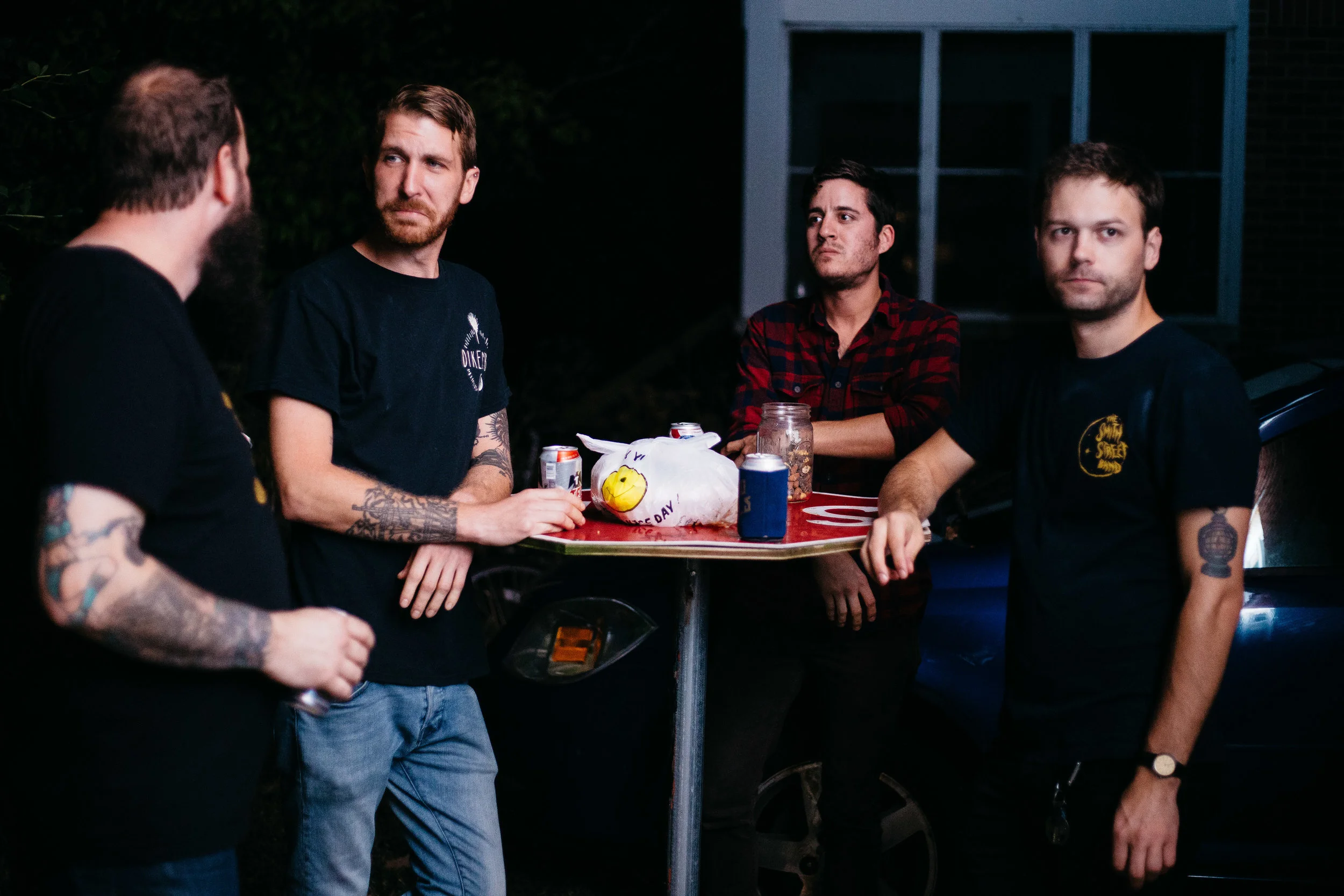 One picture of Signals Midwest and The Gunshy hanging out quickly turned in to an impromptu portrait session.