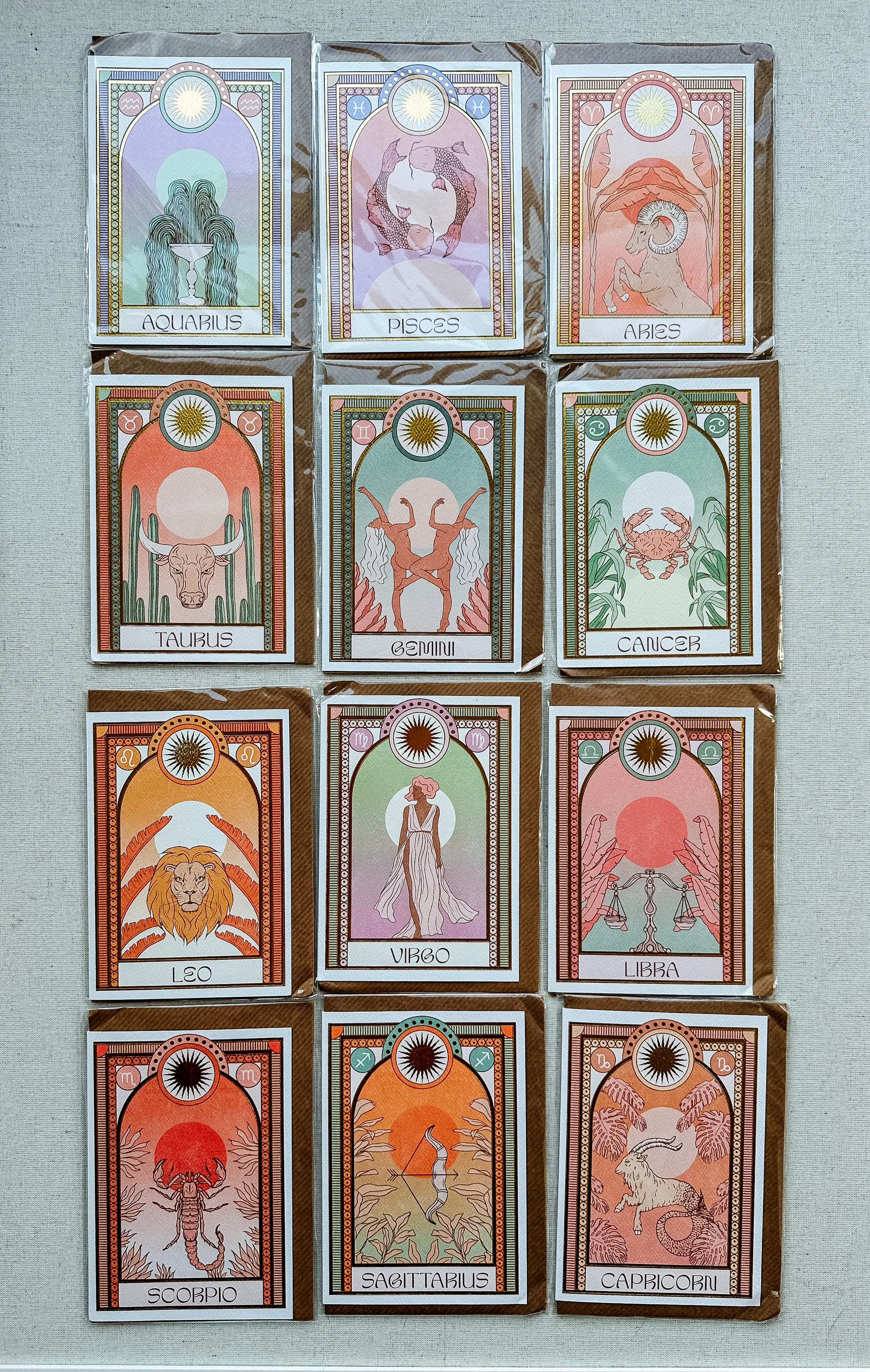 Zodiac Greeting Card // Shippable