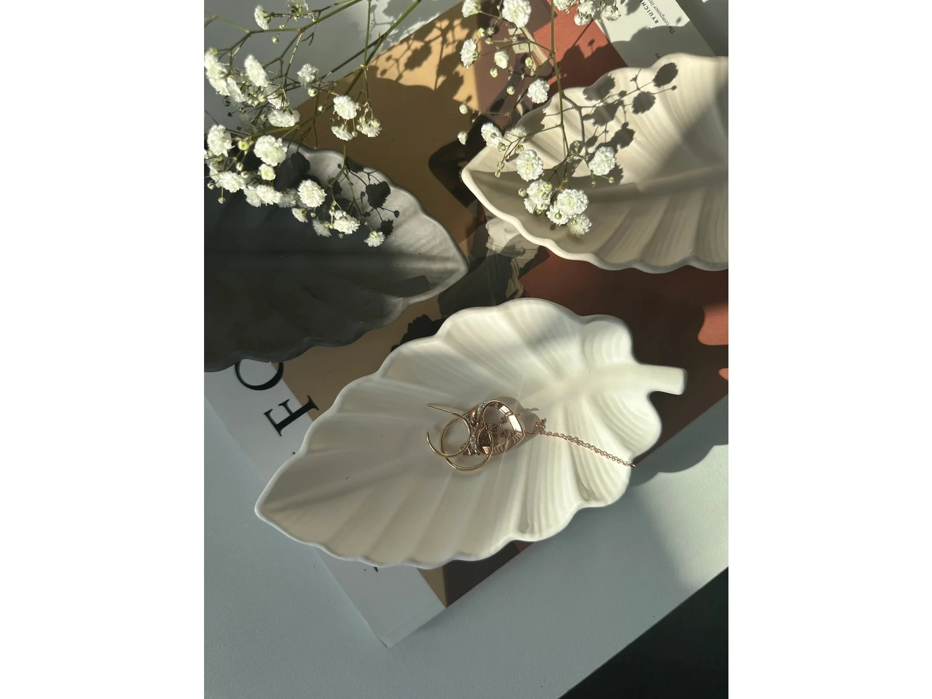 Leaf Concrete Dish // Shippable