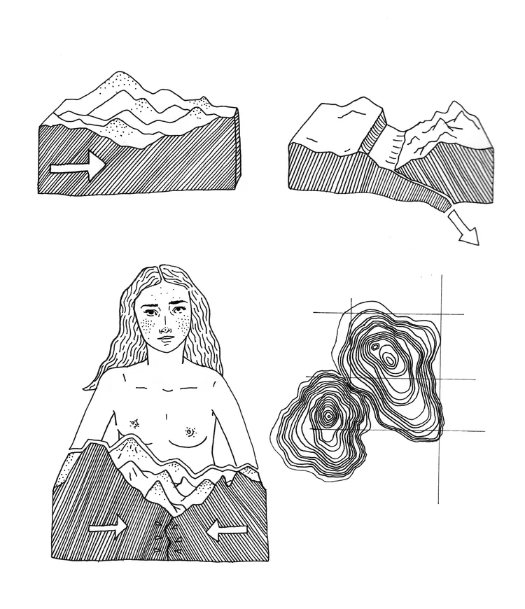 A page from my sketchbook. 2016