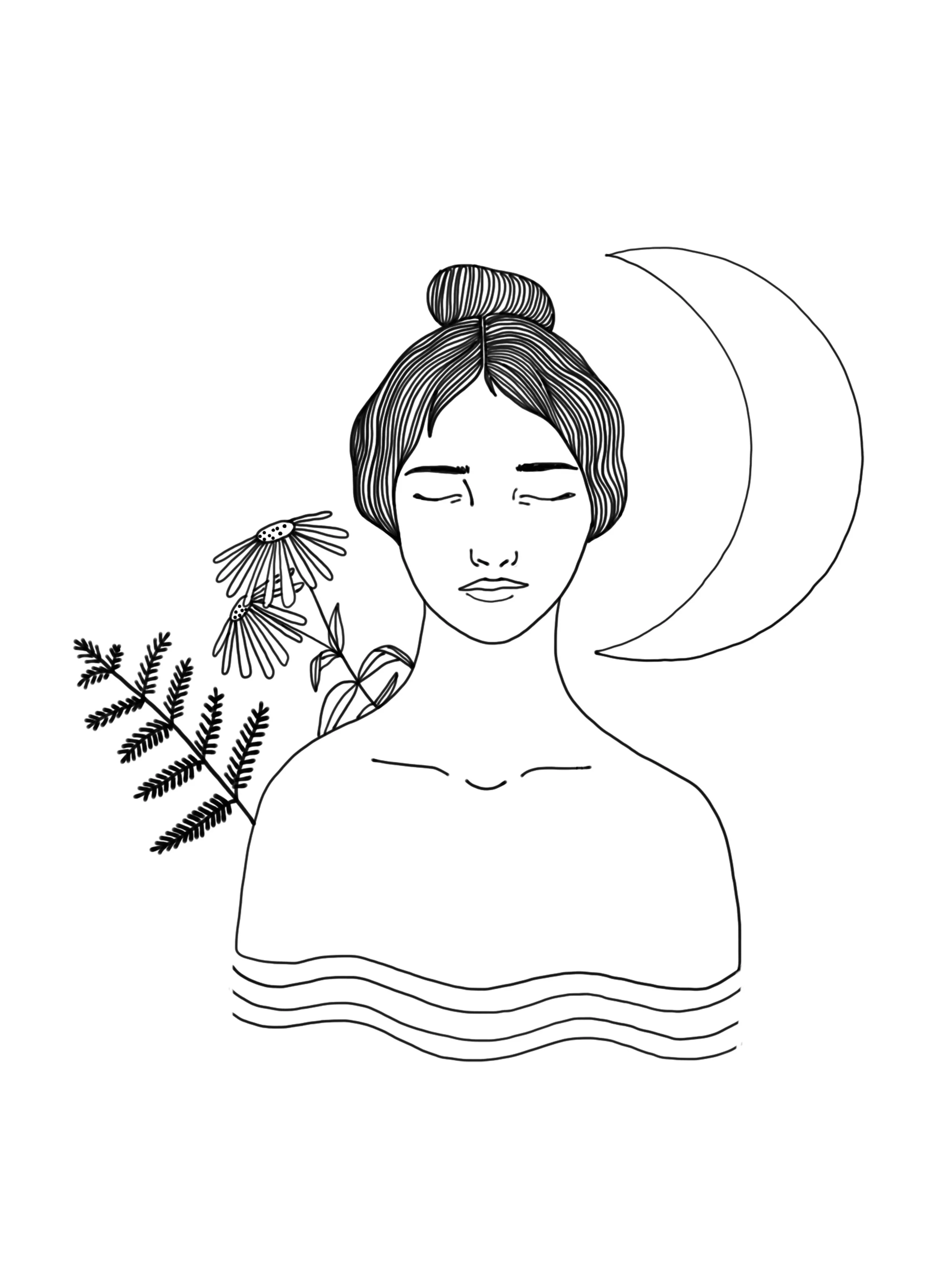 Illustration for T-shirt. Made for Merge Store, Tofino, BC. 2018