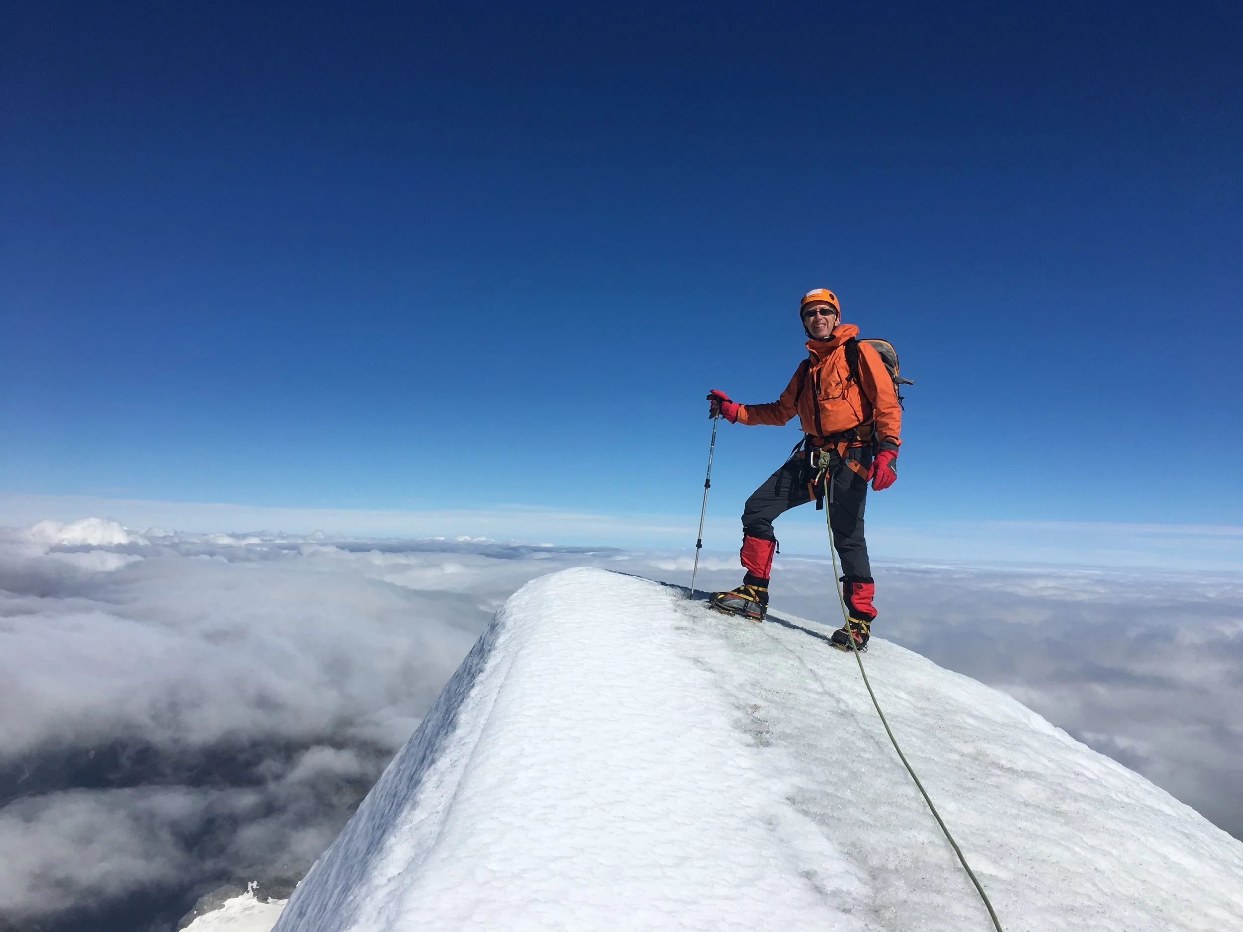 Lucky One on Mt. Aspiring by Paul Dale