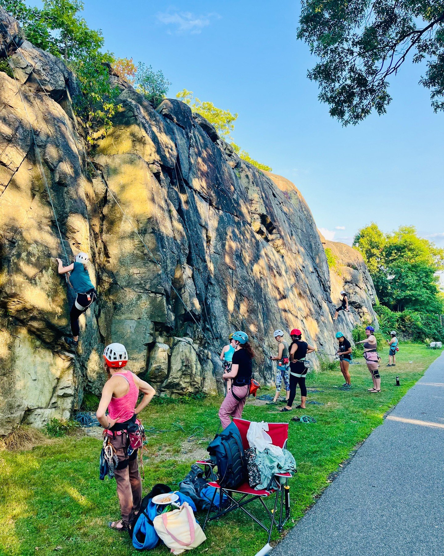 We had an amazing time climbing at Waitts Mount in July! The picnic was amazing, but the company was even better. Thanks to all the SendHers for coming out and making it a special evening. The sunset was gorgeous and can't wait for more climbing fun!