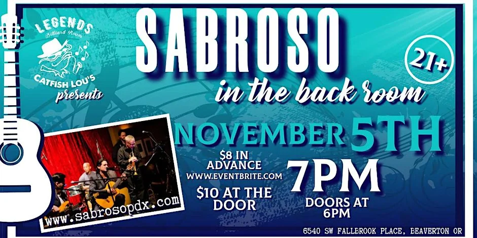 Sabroso Live at Catfish Lou's