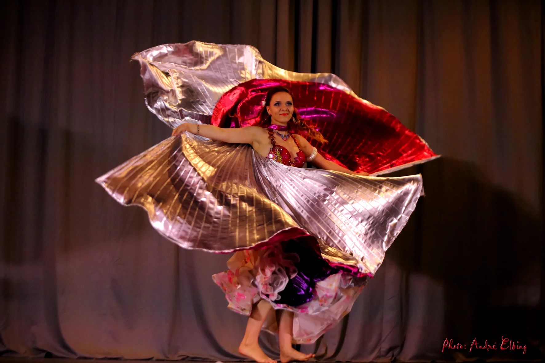  Belly dancer Iana, performing at Cairo by Cyprus Teachers' Gala Show, October 2016. Photo by Andre Elbing. 
