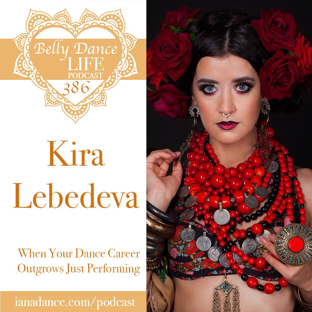 Kira Lebedeva belly dance classes online