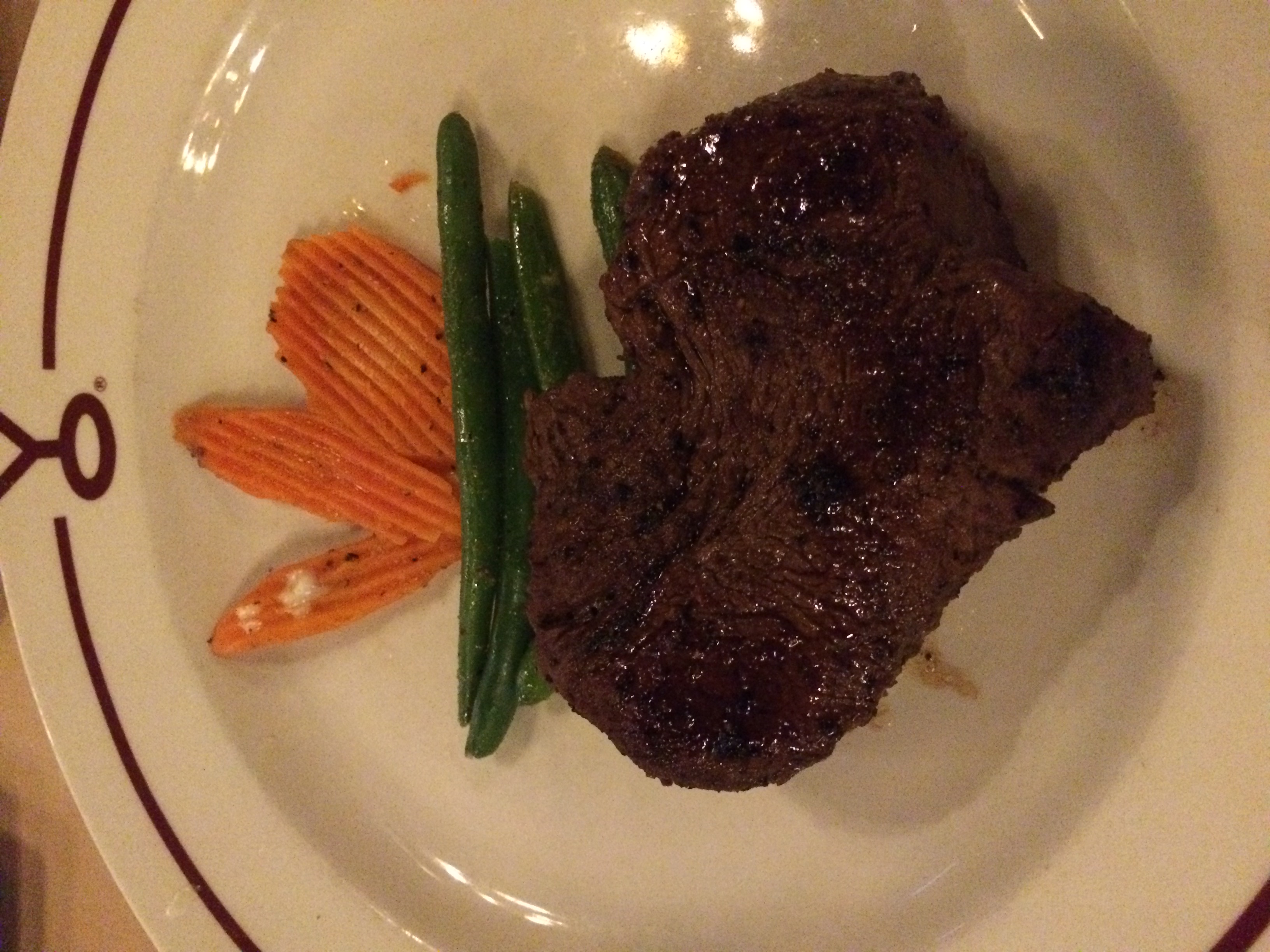 YO Steakhouse's buffalo filet mignon