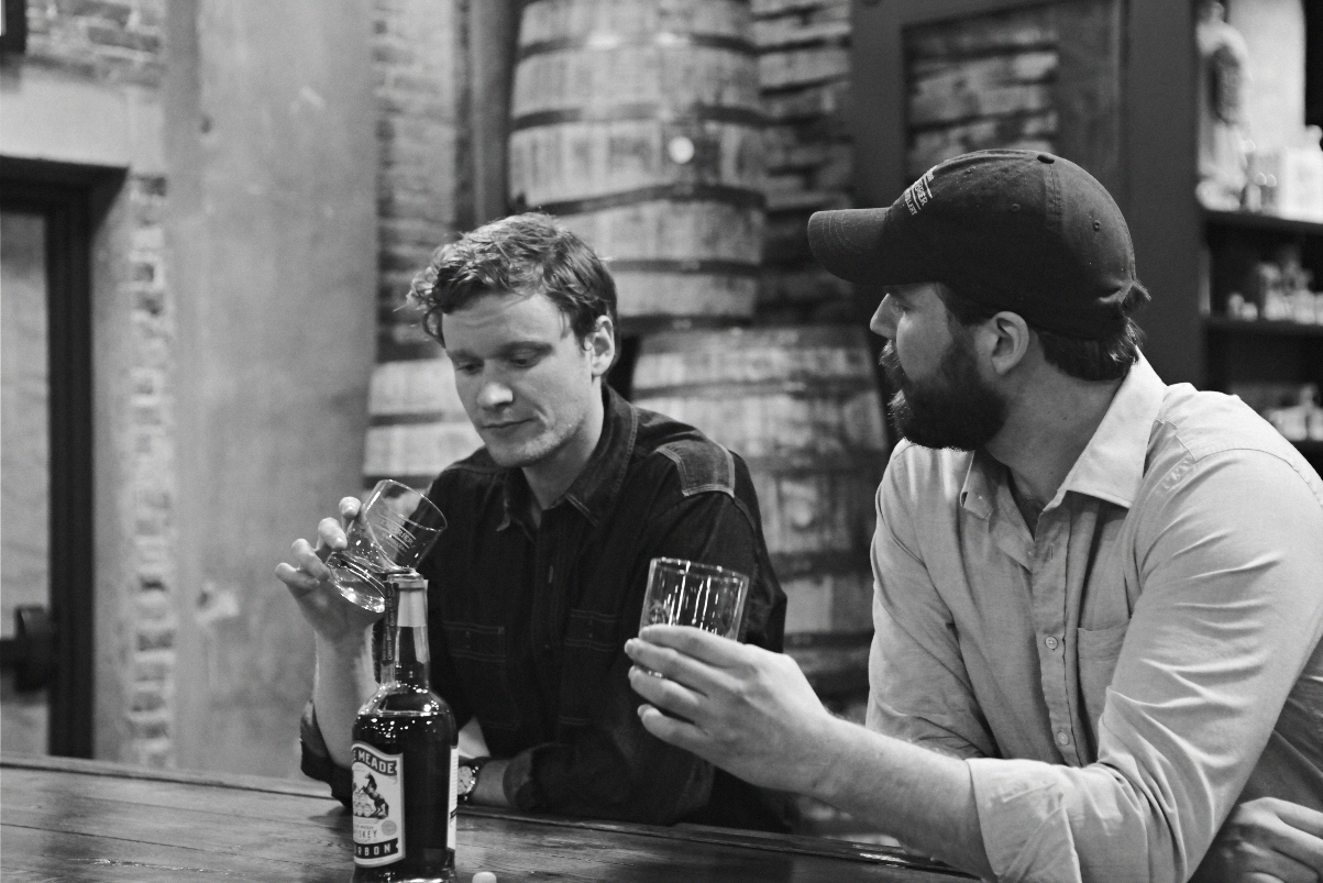 Andy and Charlie Nelson in the new Nashville distillery