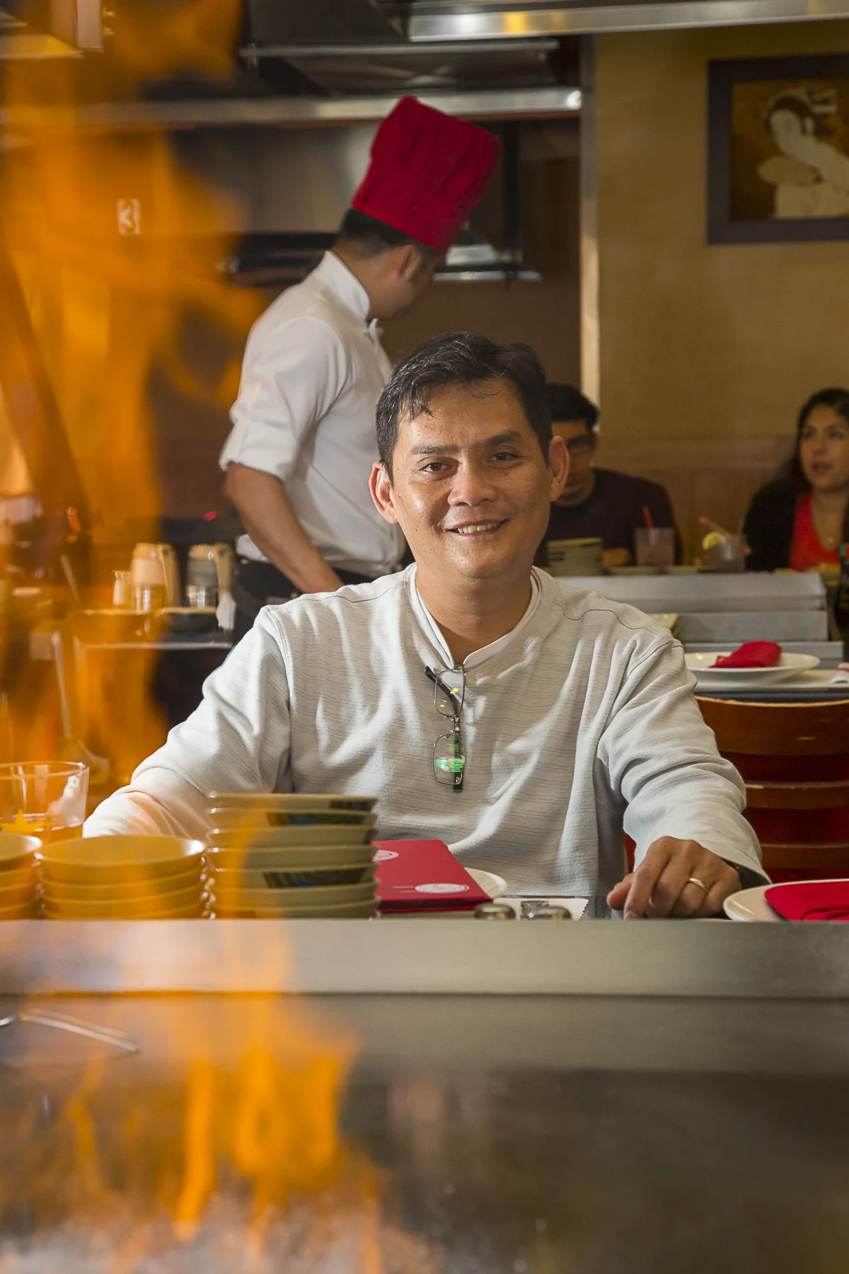 Tim Vu, part owner and original chef at Sakura Teppanyaki & Sushi